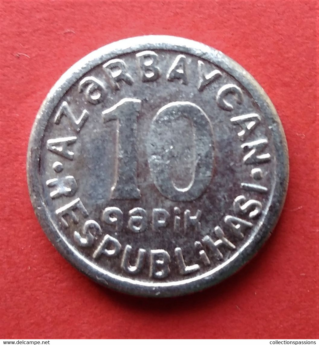 - AZERBAÏDJAN - 10 Qapik - 1992 - - Azerbaigian