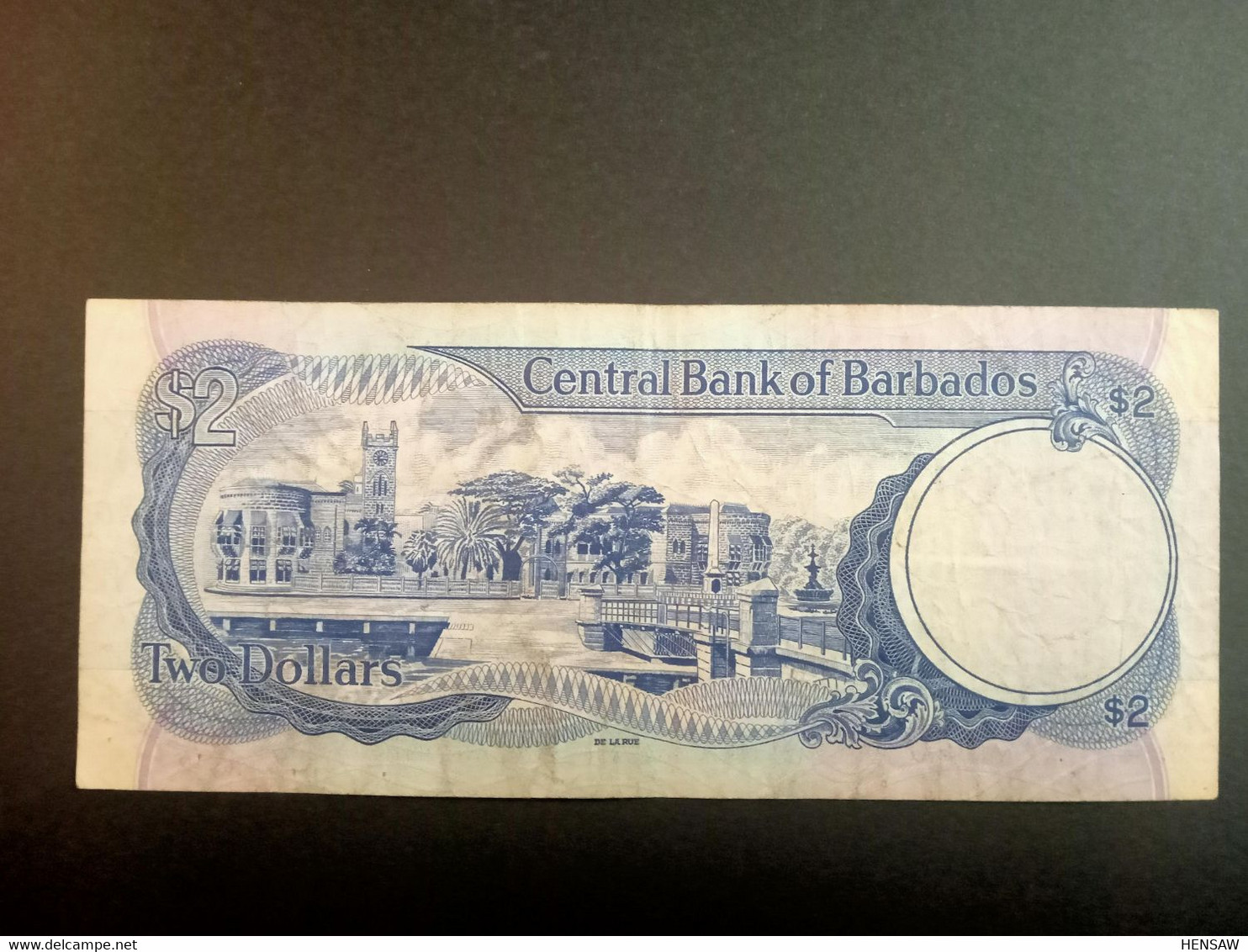 BARBADOS 2 DOLLARS P 42 1993 USED USADO - Barbados (Barbuda)