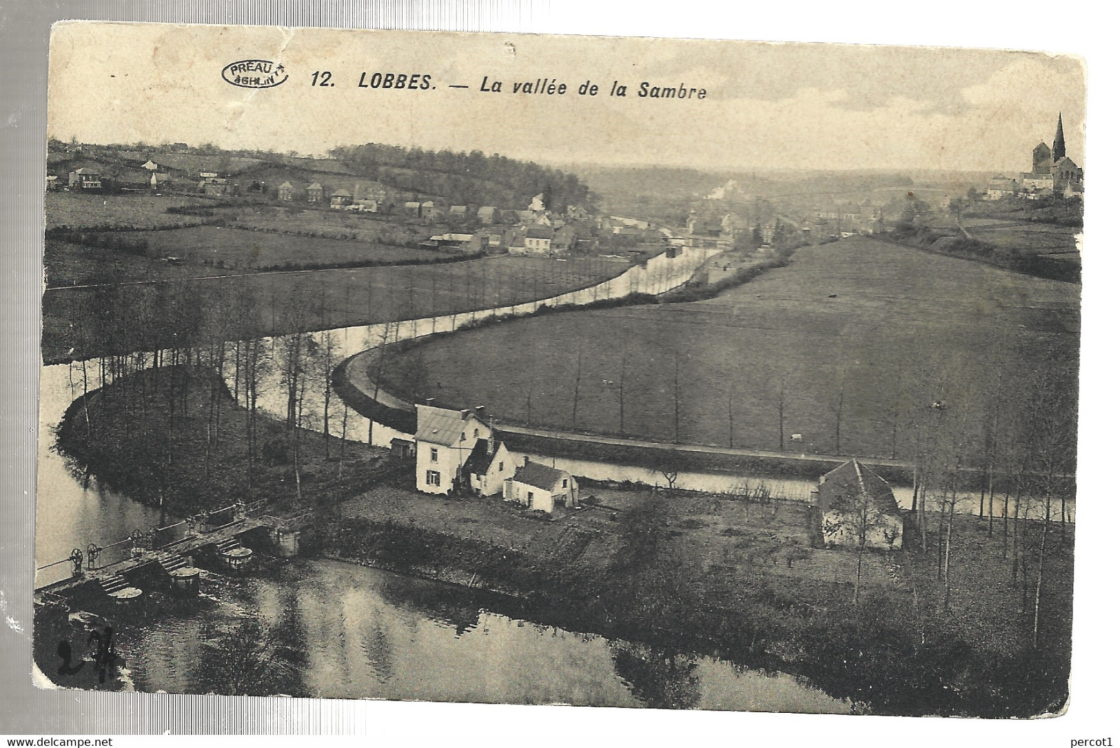 JM26.12 / CPA /  LOBBES / LA VALLEE DE LA SAMBRE - Lobbes