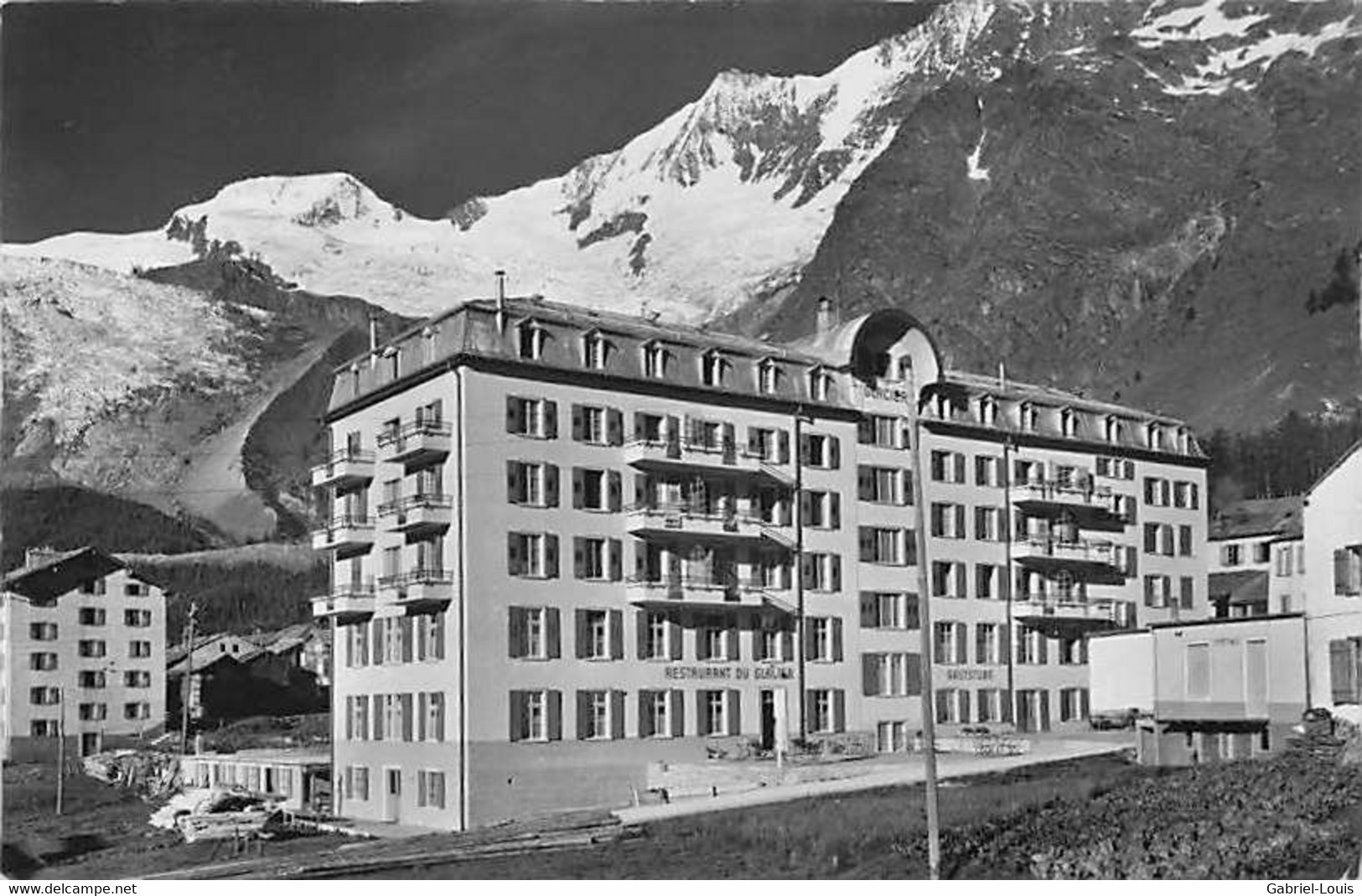 Saas-Fee Hotel Glacier Alphubel Täschhorn 1940 - Täsch