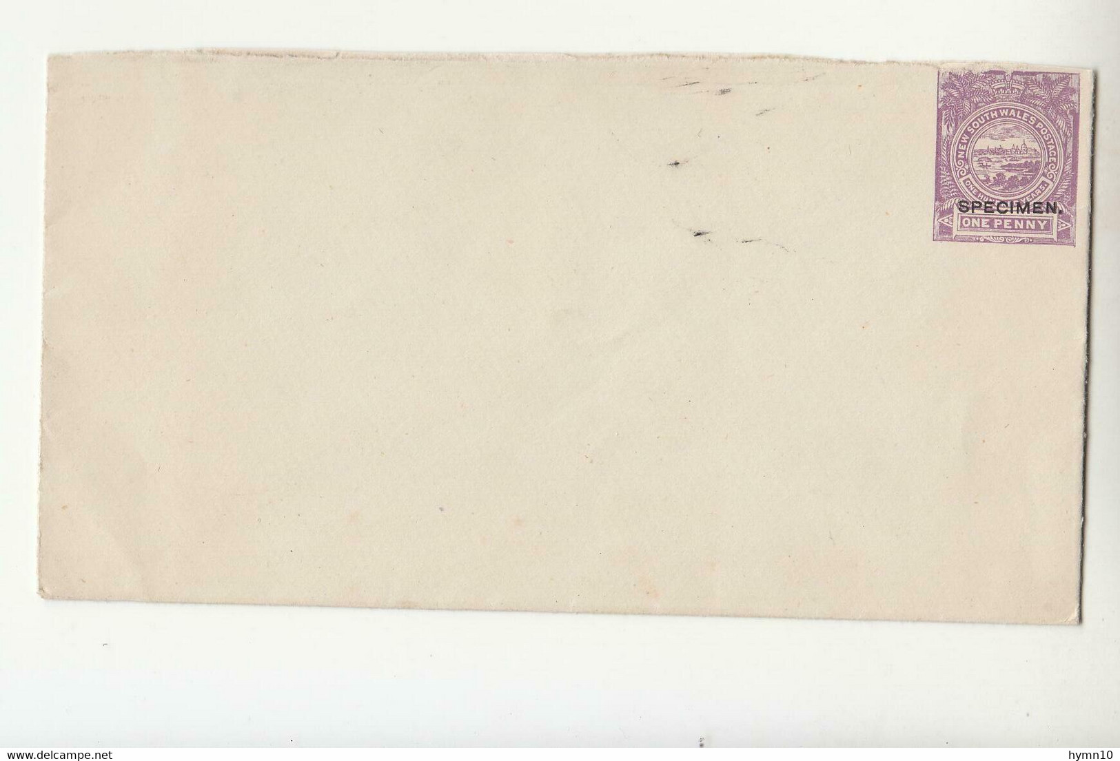 1888/1890's AUSTRALIA NEW SOUTH WALES PREFRANKED Cover ONE PENNY SPECIMEN-PP247 - Brieven En Documenten