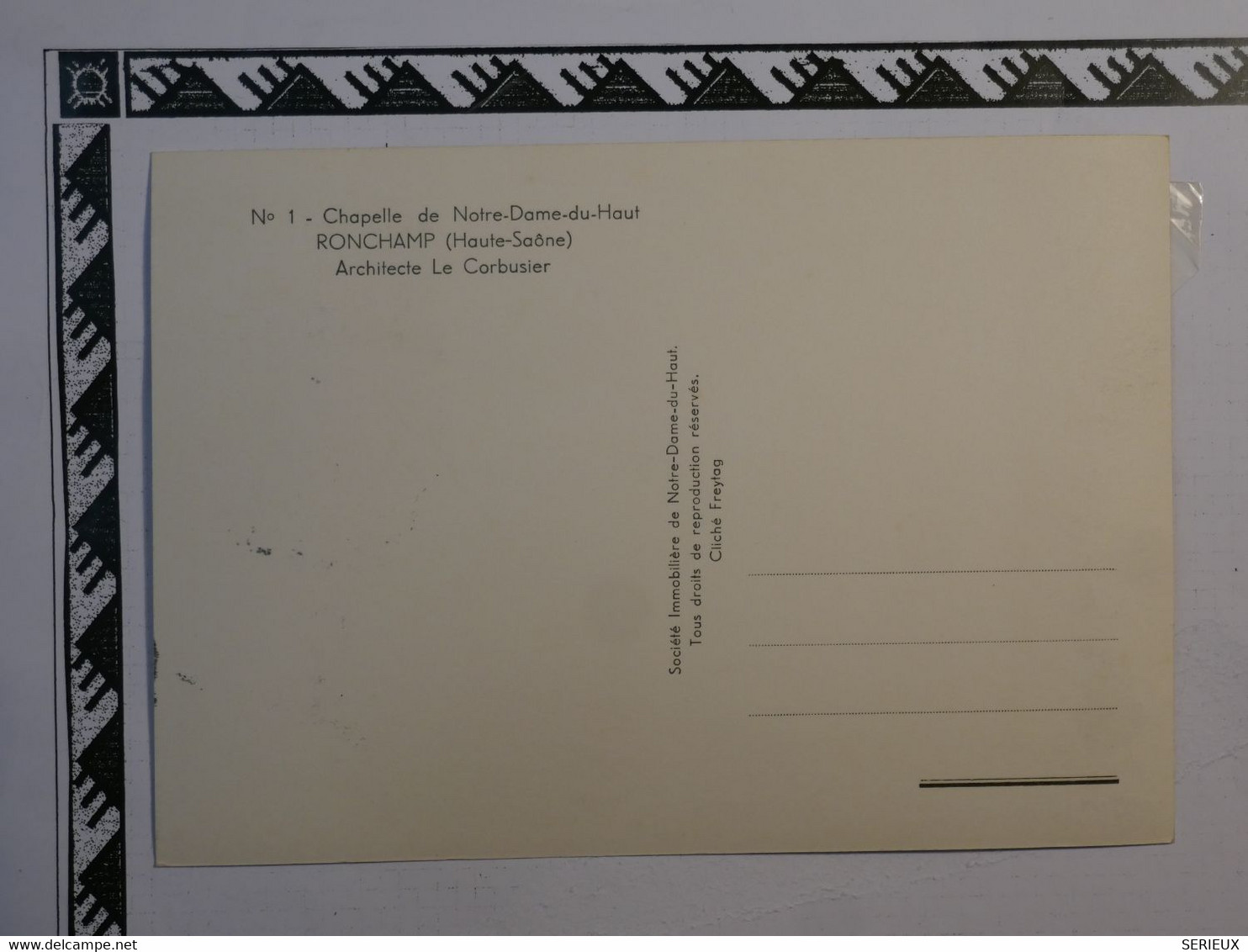 BK5 LA REUNION  CARTE MAXI FDC  1967  SAINT DENIS  +CHAPELLE RONCHAMP+ +AFFR PLAISANT ++++ - Briefe U. Dokumente