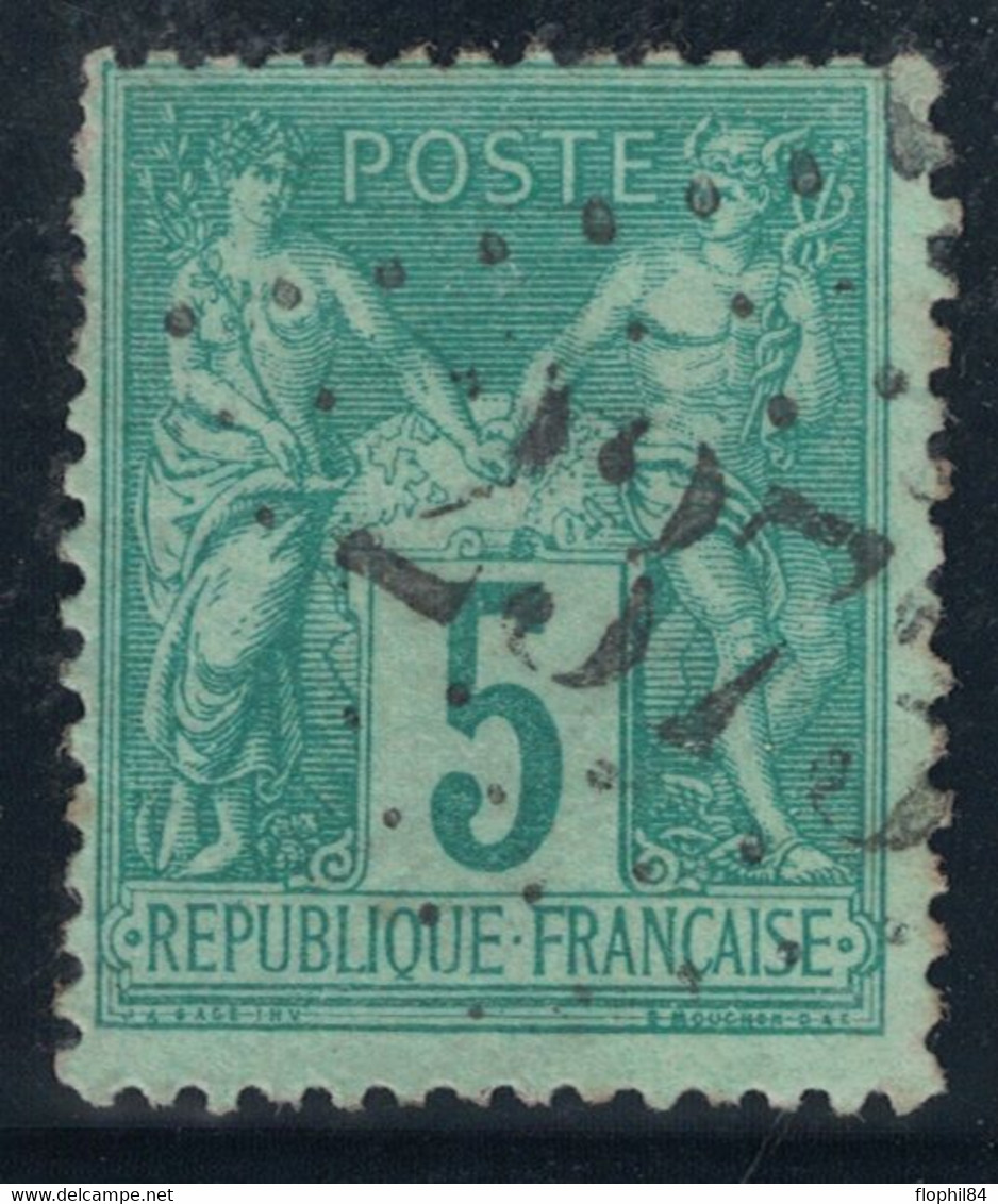 SAGE - N°75 - JOUR DE L'AN - LOSANGE GROS CHIFFRES 2373 - COTE 25€ - 1876-1898 Sage (Type II)