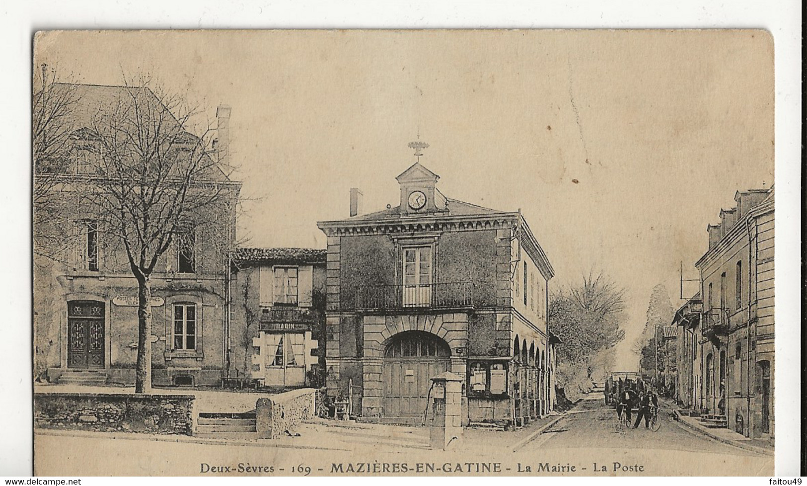 79 -  MAZIERES En GATINE -  La Mairie La Poste 169 - Mazieres En Gatine
