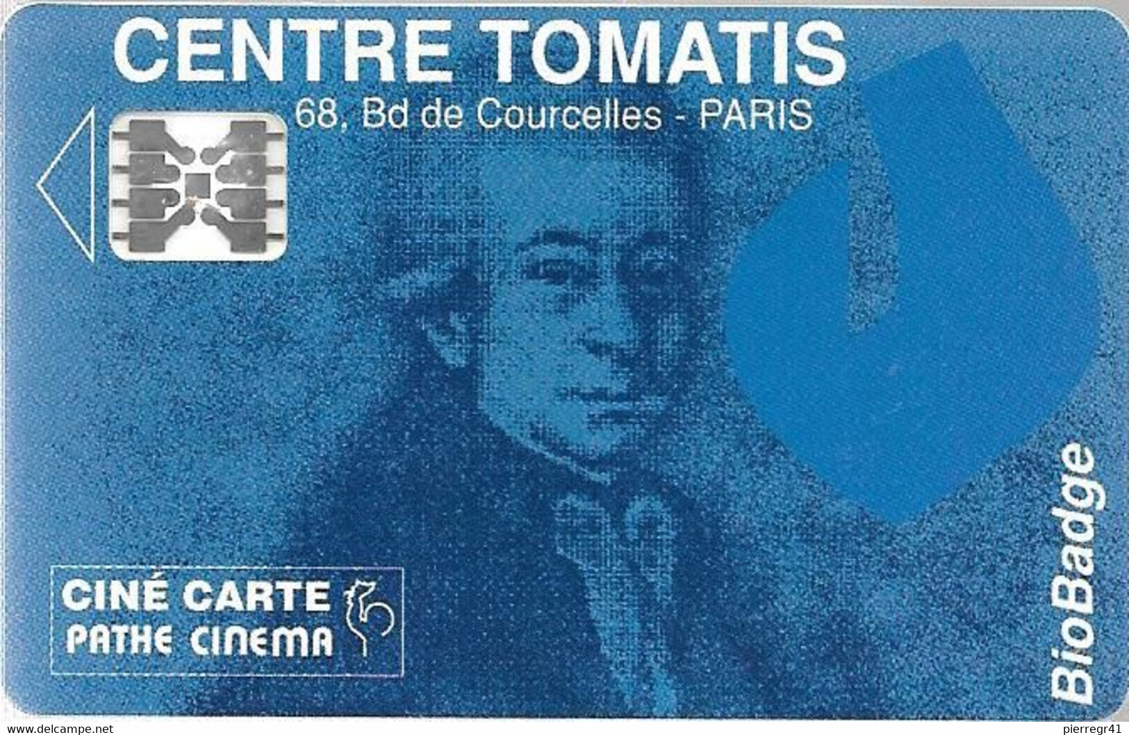 CARTE-FR- CINEMA-PATHE-SC5Ab-N° Impact 26978-TOMATIS-Tirage 650Ex-R°/V° Glacé-NEUVE-LUXE/RARE - Bioscoopkaarten