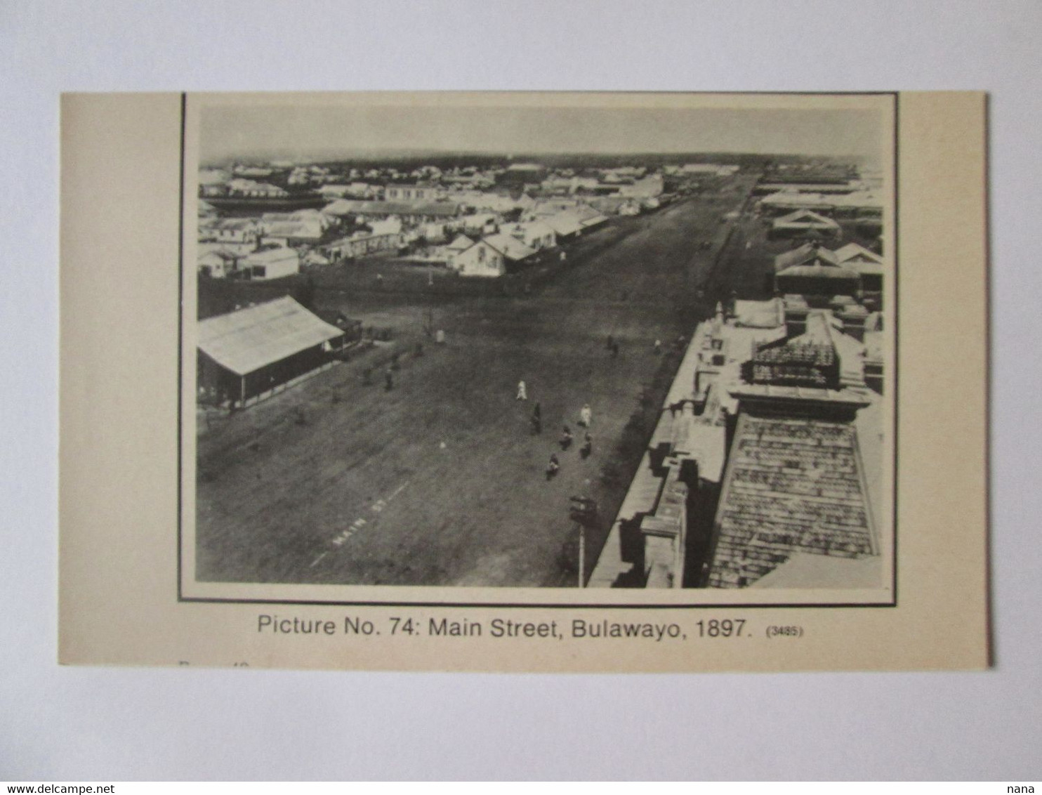 Zimbabwe-Bulawayo:Main Street 1897,picture 74 Unused Postcard - Zimbabwe