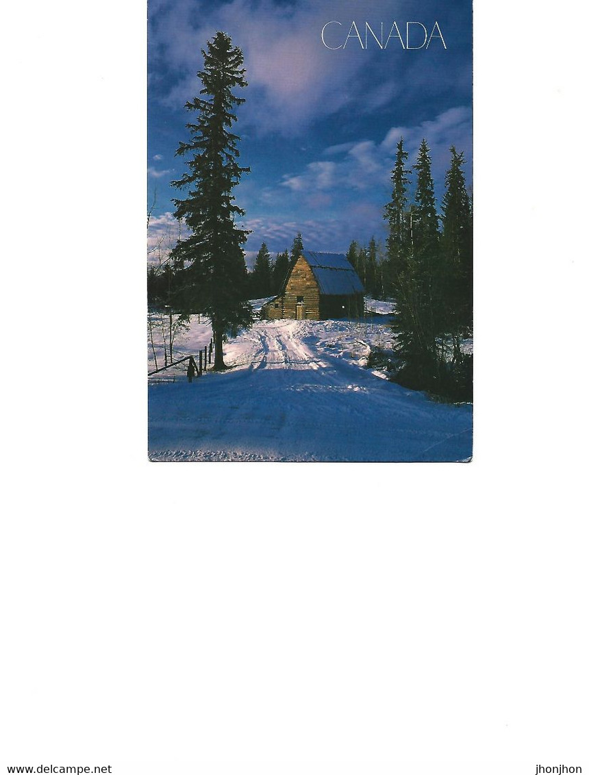 Canada  -  Postcard Used 1992  -  Winter In Canada  - 2/scans - Cartes Modernes