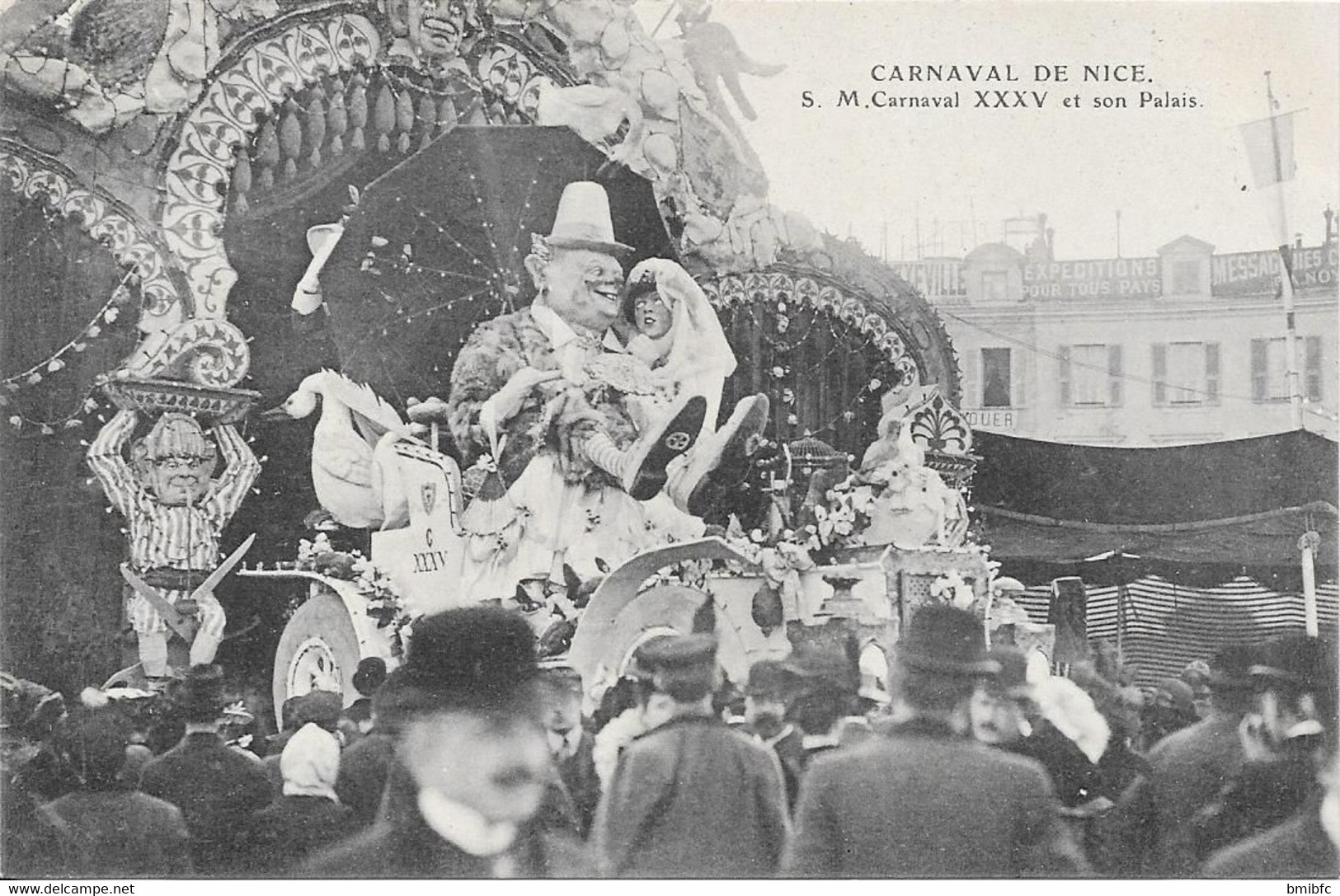 Carnaval De NICE  - S.M. Carnaval XXXV Et Son Palais (Edition Giletta Nice) - Carnaval