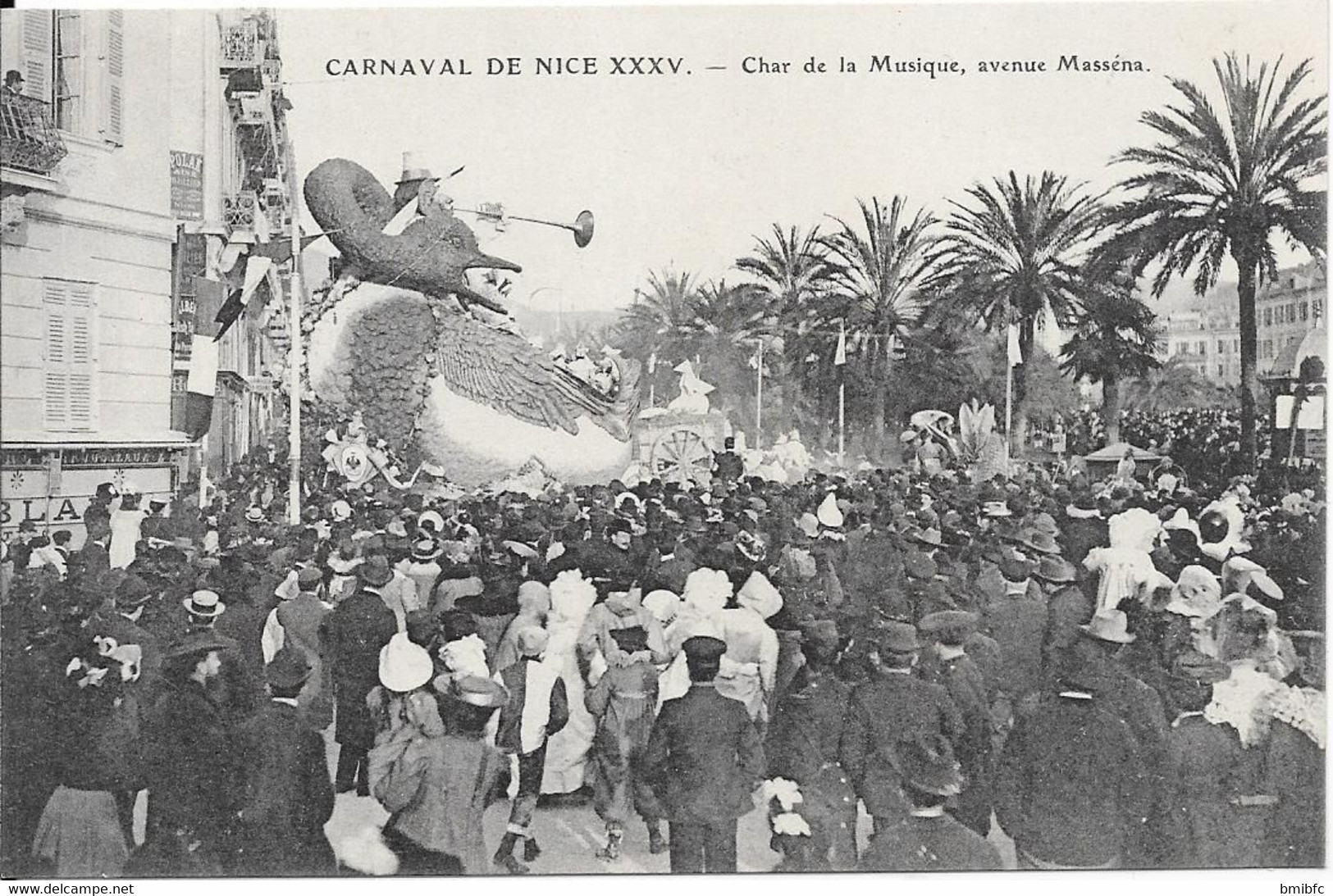 Carnaval De NICE XXXV   - Char De La Musique, Avenue Masséna   (Edition Giletta Nice) - Carnaval