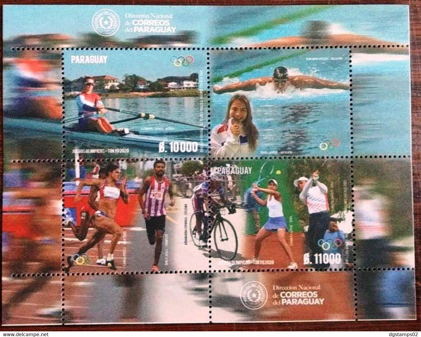 Paraguay 2022 ** Summer Olympics 2020, Tokyo. Rowing, Swimming, Tennis, Cycling, Golf, Athletics. - Verano 2020 : Tokio
