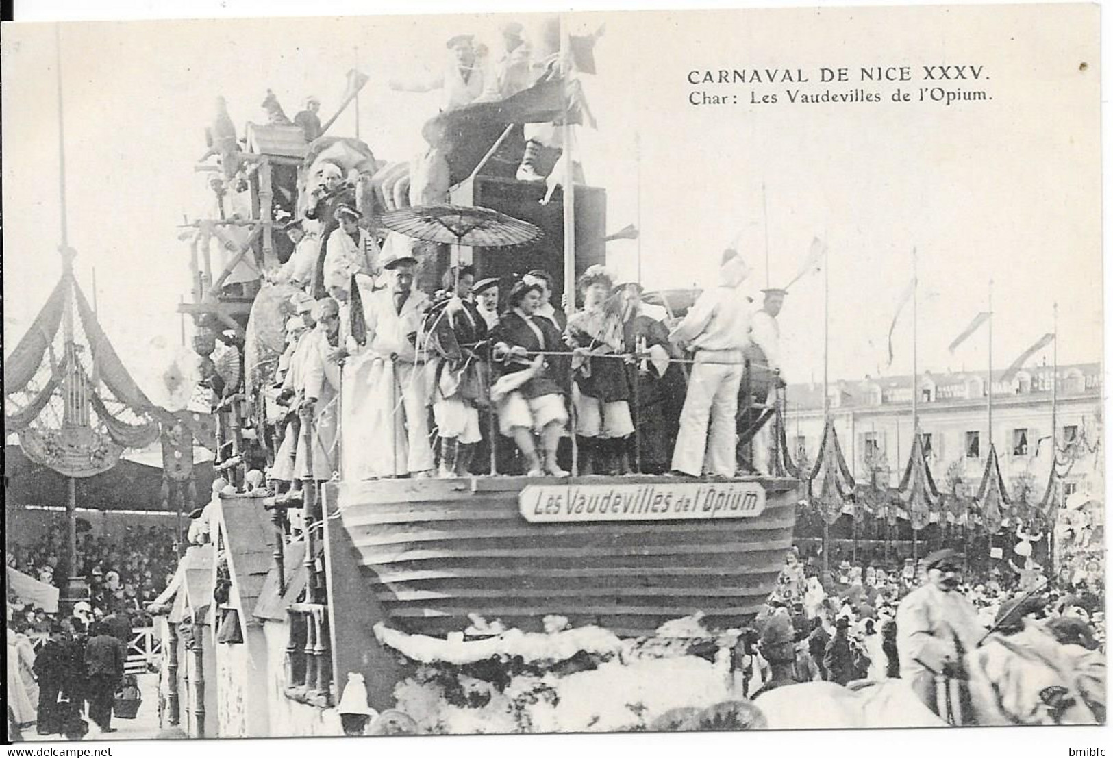 Carnaval De NICE  XXXV  - Char : Les Vaudevilles De L'Opium   - Edition Giletta Nice - Carnaval