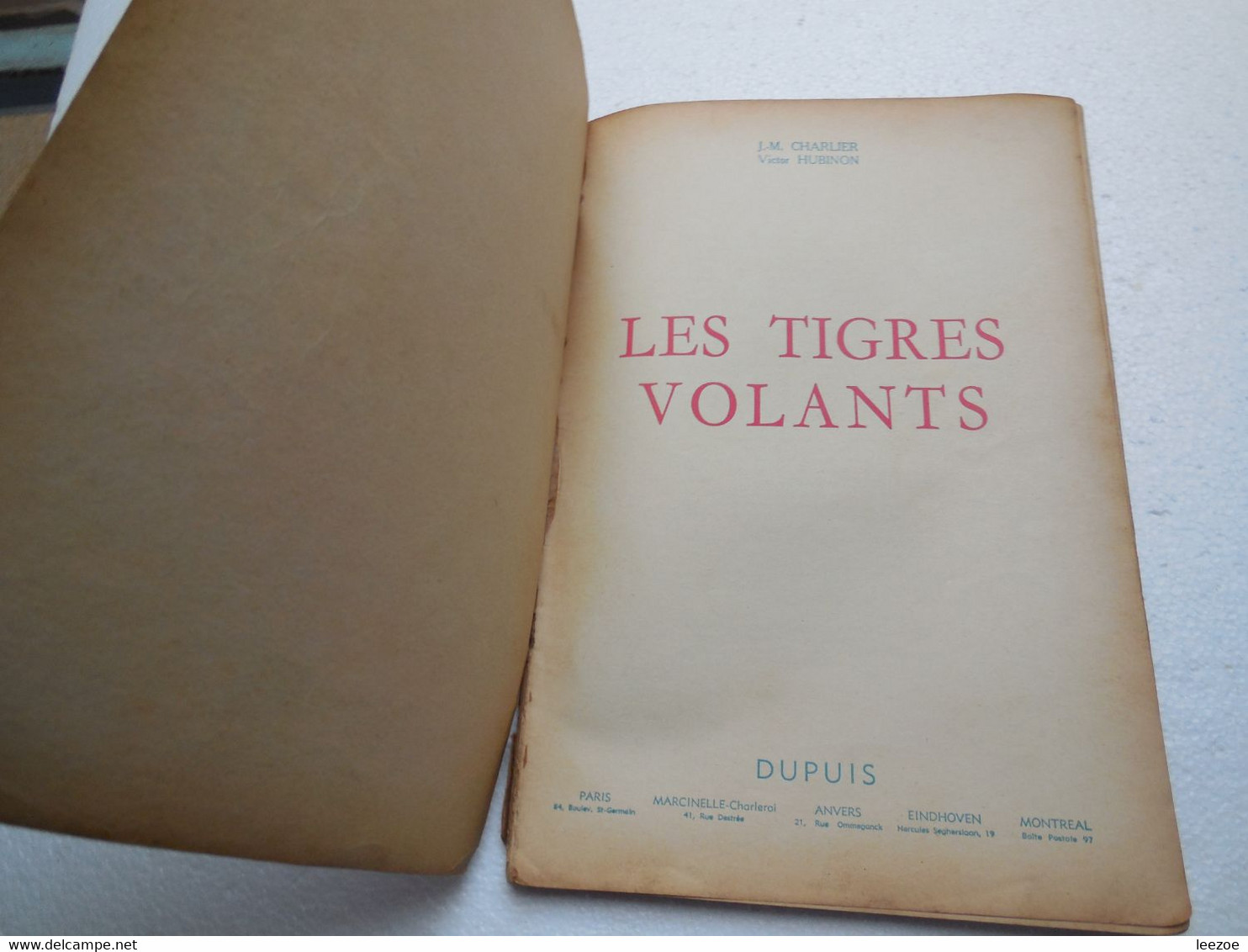 EO (Belge) BD Buck Danny 4. Tigres Volants 1953, Jean-Michel Charlier Et Victor Hubinon........PIN03.04.22 - Buck Danny