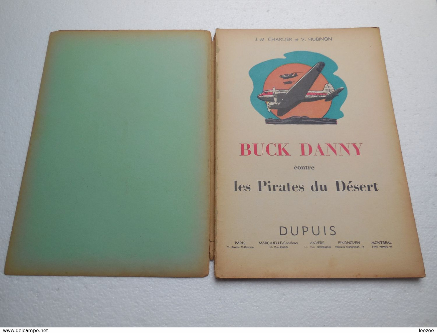 EO (Belge) BD Buck Danny 8. Les pirates du désert 1952, Jean-Michel Charlier et Victor Hubinon........PIN03.08.22
