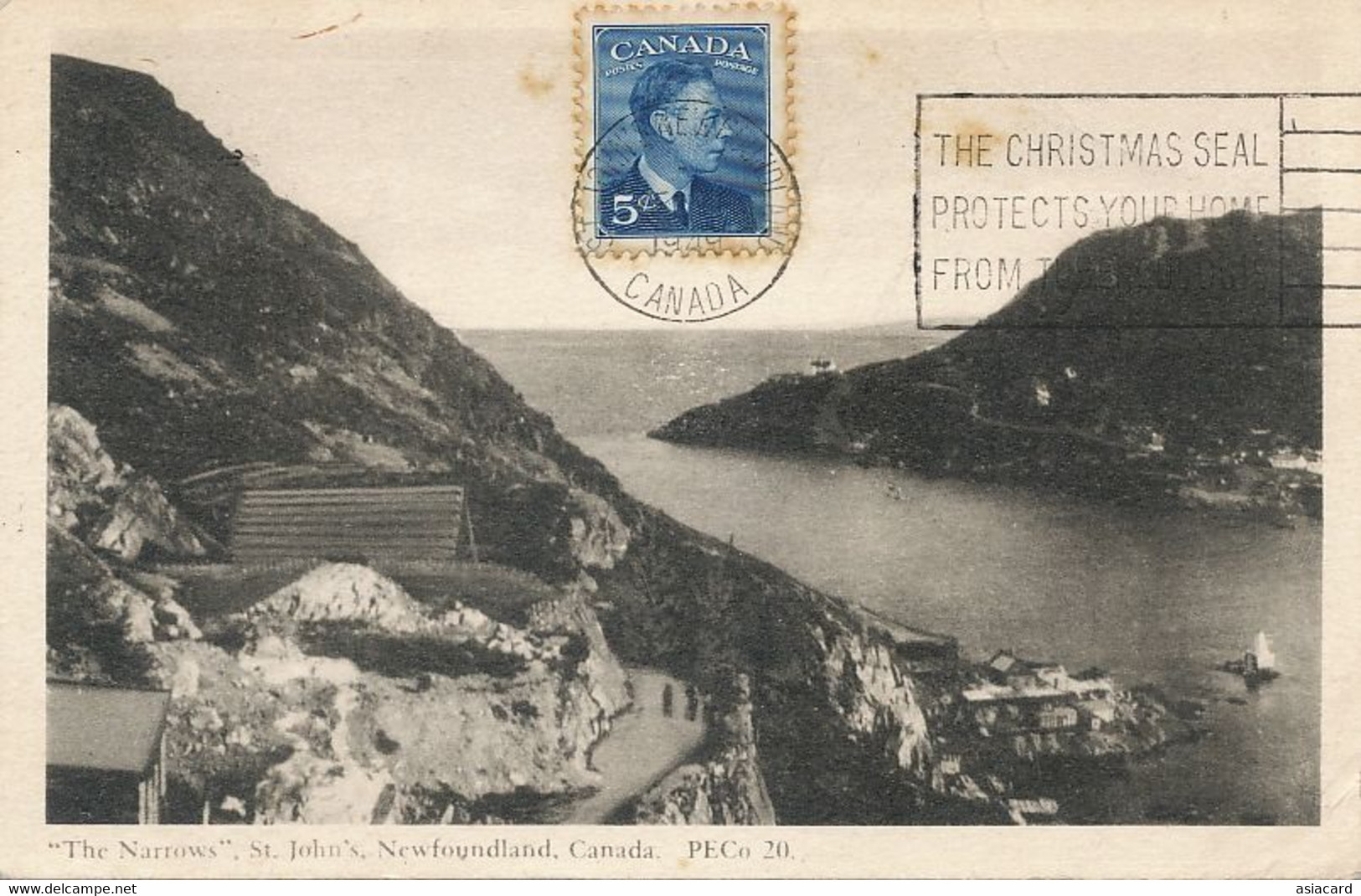 St Johns Newfoundland The Narrows P. Used Stamp To Sedan Ardennes Magdelaine - St. John's