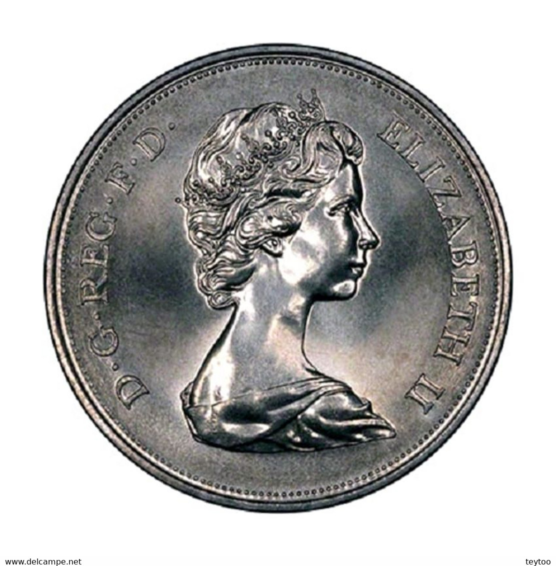 C2032# Reino Unido 1972, Medalla Bodas De Plata Isabel II (E) - Maundy Sets & Commémoratives