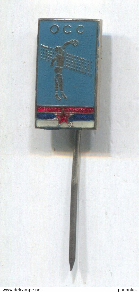 Volleyball Pallavolo - OSS Serbia Association ( In Yugoslavia ), Vintage Pin Badge Abzeichen - Voleibol