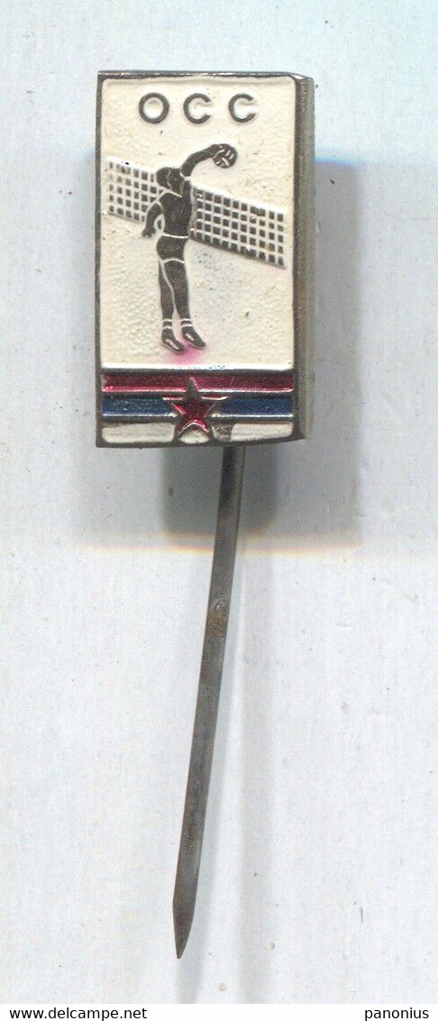 Volleyball Pallavolo - OSS Serbia Association ( In Yugoslavia ), Vintage Pin Badge Abzeichen - Volleybal