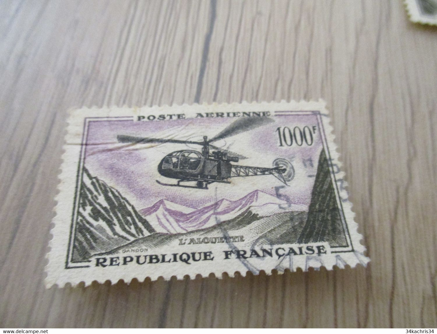 PA France Oblitérés N°37 - 1927-1959 Matasellados