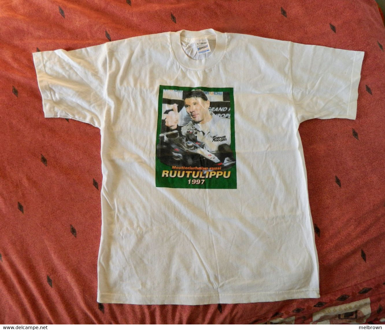 MIKA HAKKINEN 1997 VINTAGE COLLECTIBLE T.SHIRT XL - Automobile - F1