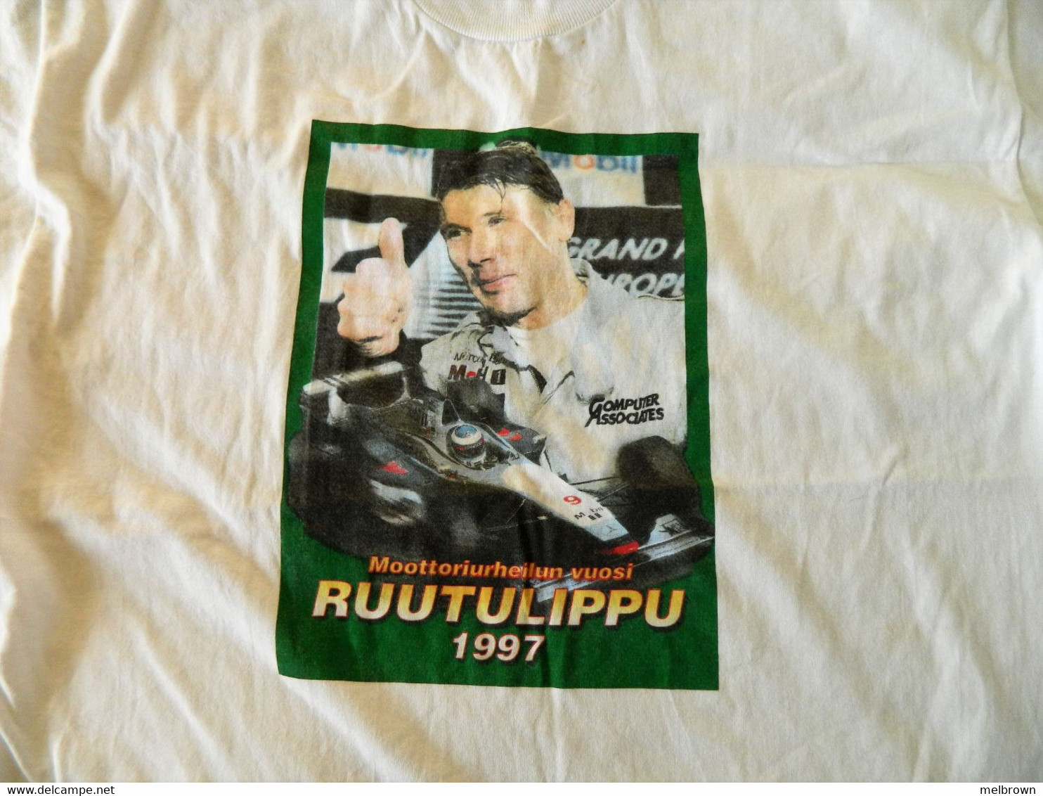 MIKA HAKKINEN 1997 VINTAGE COLLECTIBLE T.SHIRT XL - Automobile - F1