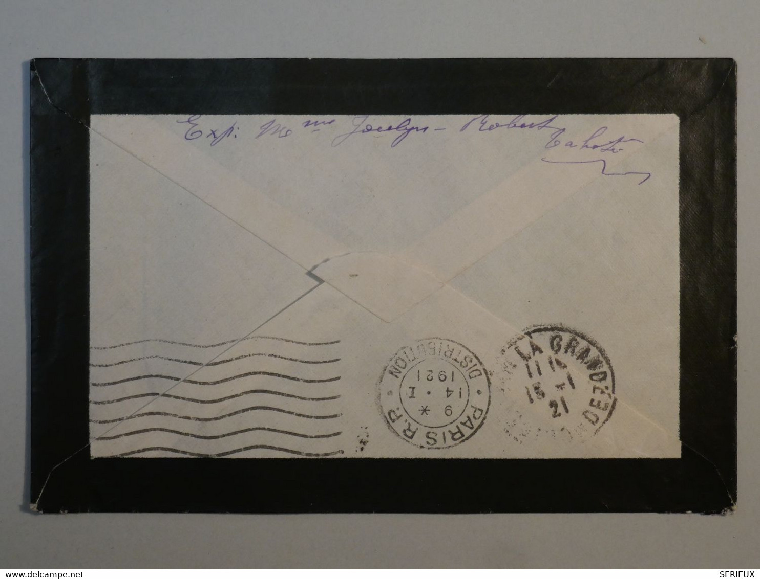 BK6 ET. OCEANIE  BELLE LETTRE 1921 TAHITI A PARIS FRANCE+ ++AFFRANCH. PLAISANT++ - Cartas & Documentos