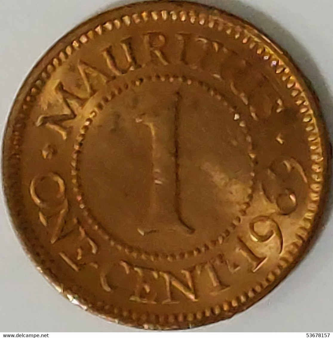 Mauritius - 1 Cent 1969, KM# 31 (#1515) - Maurice
