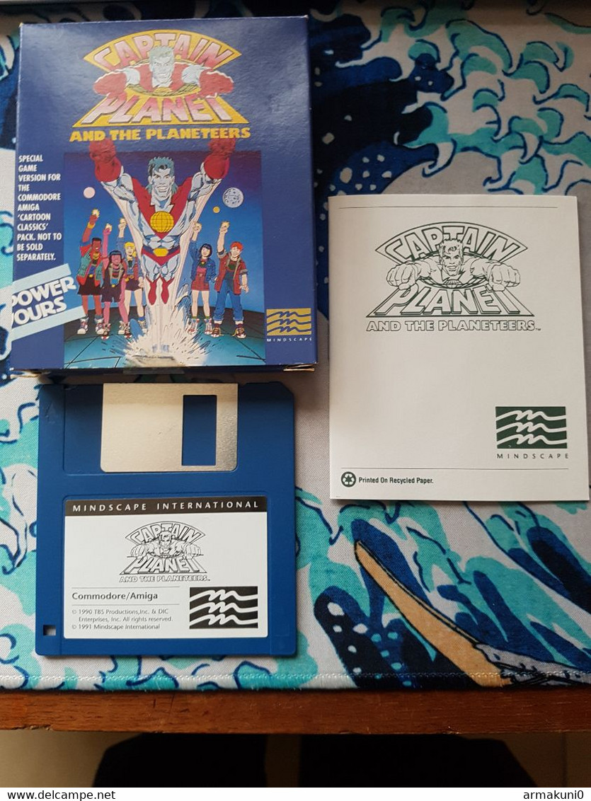 Jeu 1991 AMIGA 500 "Captain Planet And The Planeteers" De MINDSCAPE - Commodore