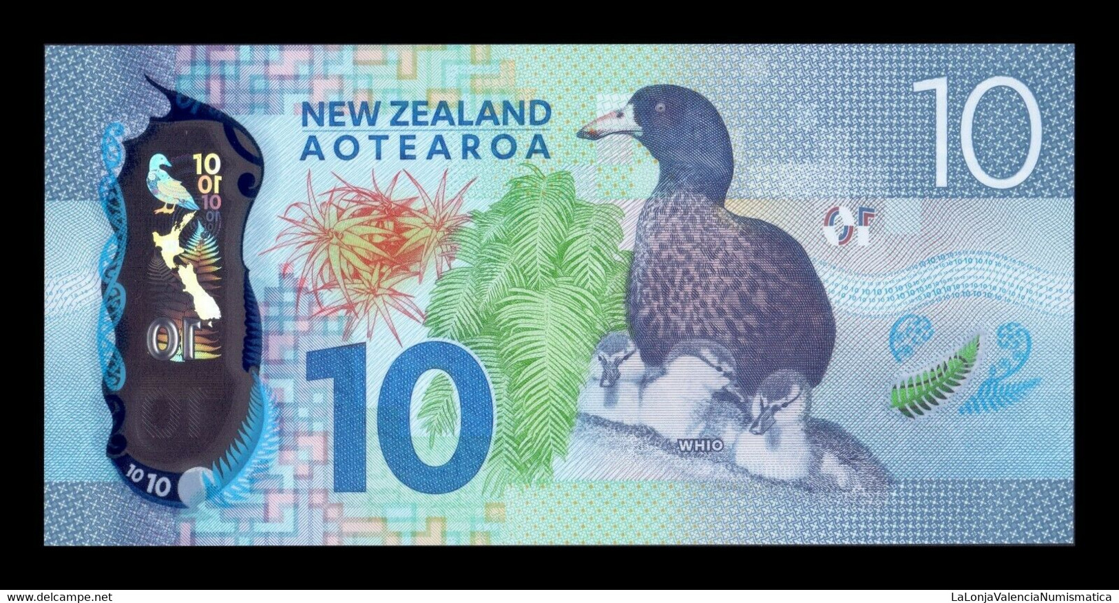 Nueva Zelanda New Zealand 10 Dollars 2015 Pick 192 Polymer SC UNC - Neuseeland