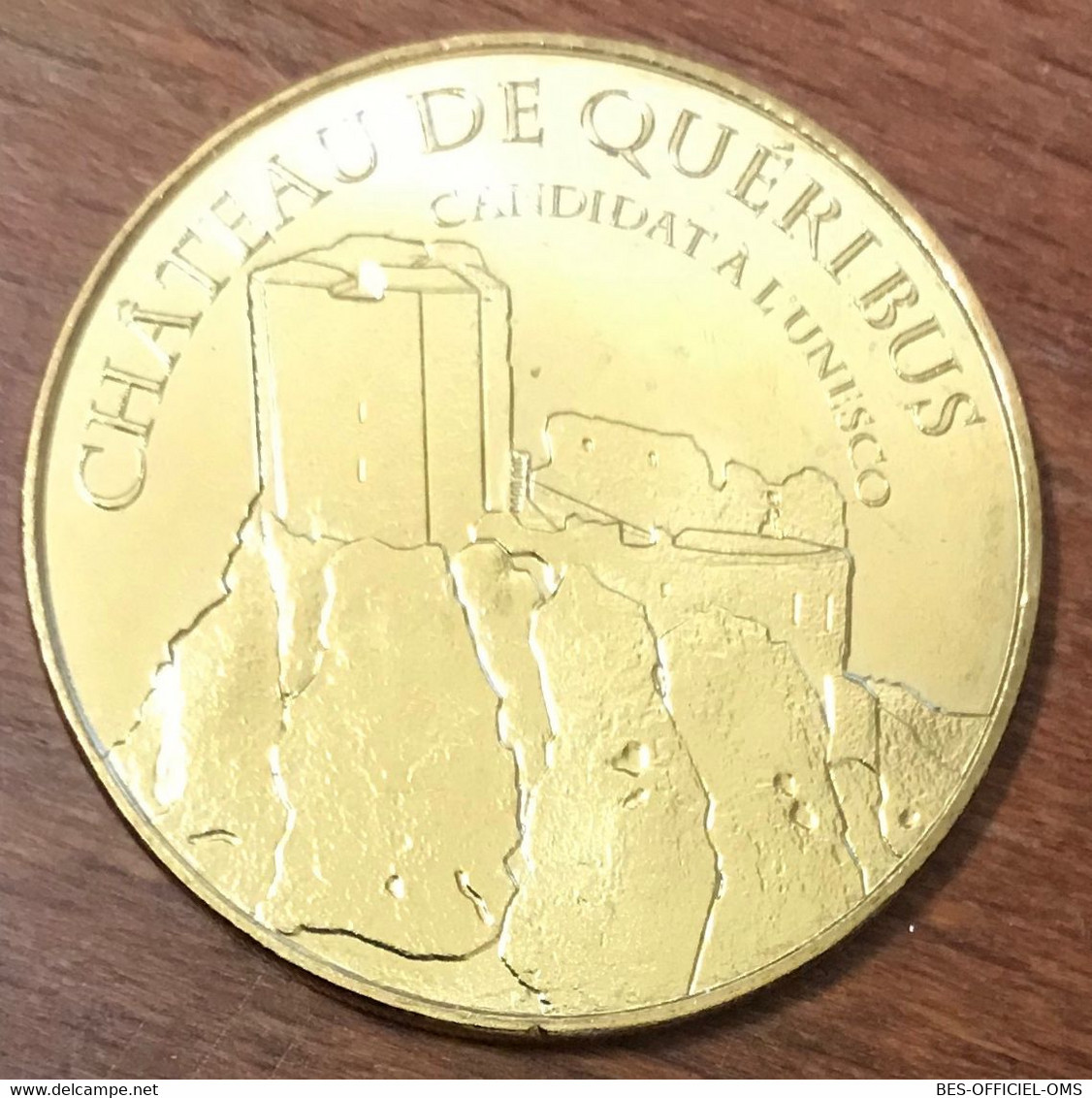 11 CHÂTEAU DE QUÉRIBUS MDP 2018 MÉDAILLE SOUVENIR MONNAIE DE PARIS JETON TOURISTIQUE MEDALS COINS TOKENS - 2018