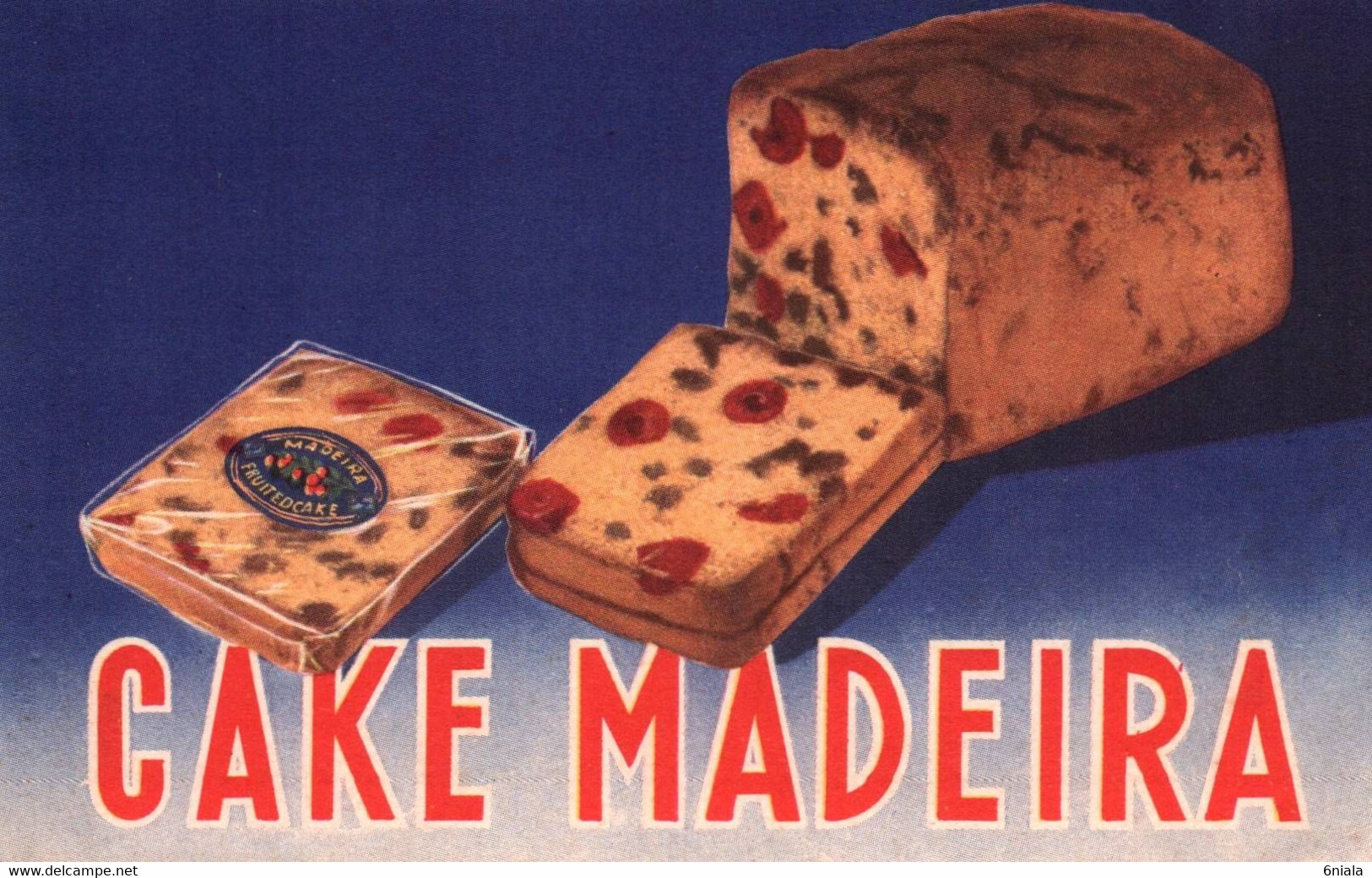 16168  Publicité  CAKE MADEIRA   ( 2 Scans )   PUB - Publicité