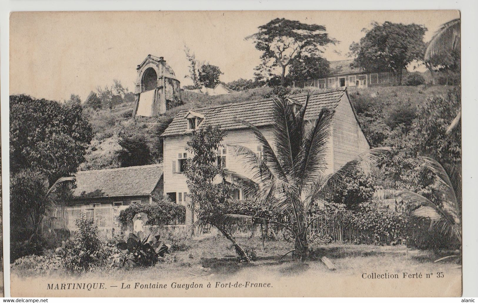 CPA-MARTINIQUE La Fontaine Gueydon à Fort-de-France 97200 MARTINIQUE Non Circulée ANIMEE - Fort De France