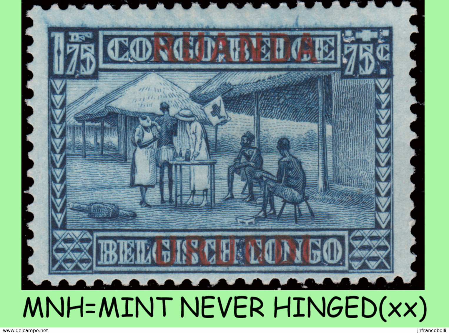 1930 ** RUANDA-URUNDI RU 81/88 FULL MILKDROP SET ( X 9 MNH STAMPS ) - Unused Stamps