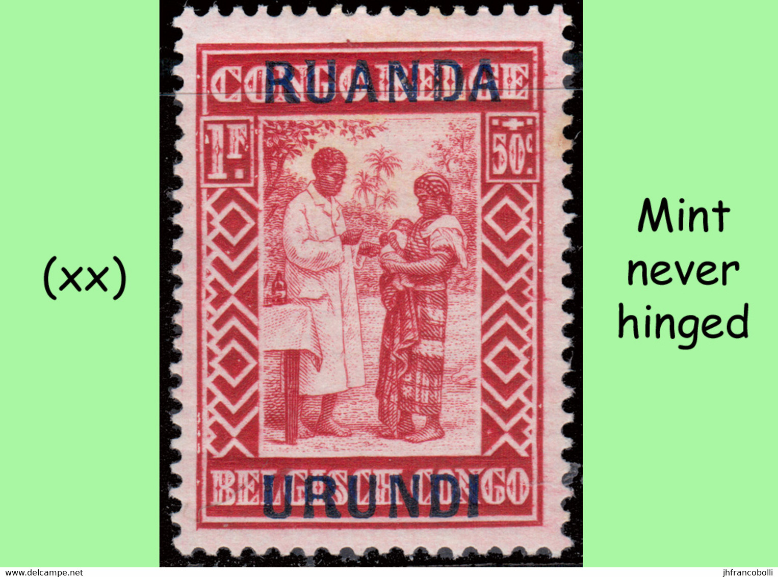 1930 ** RUANDA-URUNDI RU 81/88 FULL MILKDROP SET ( X 9 MNH STAMPS ) - Nuovi