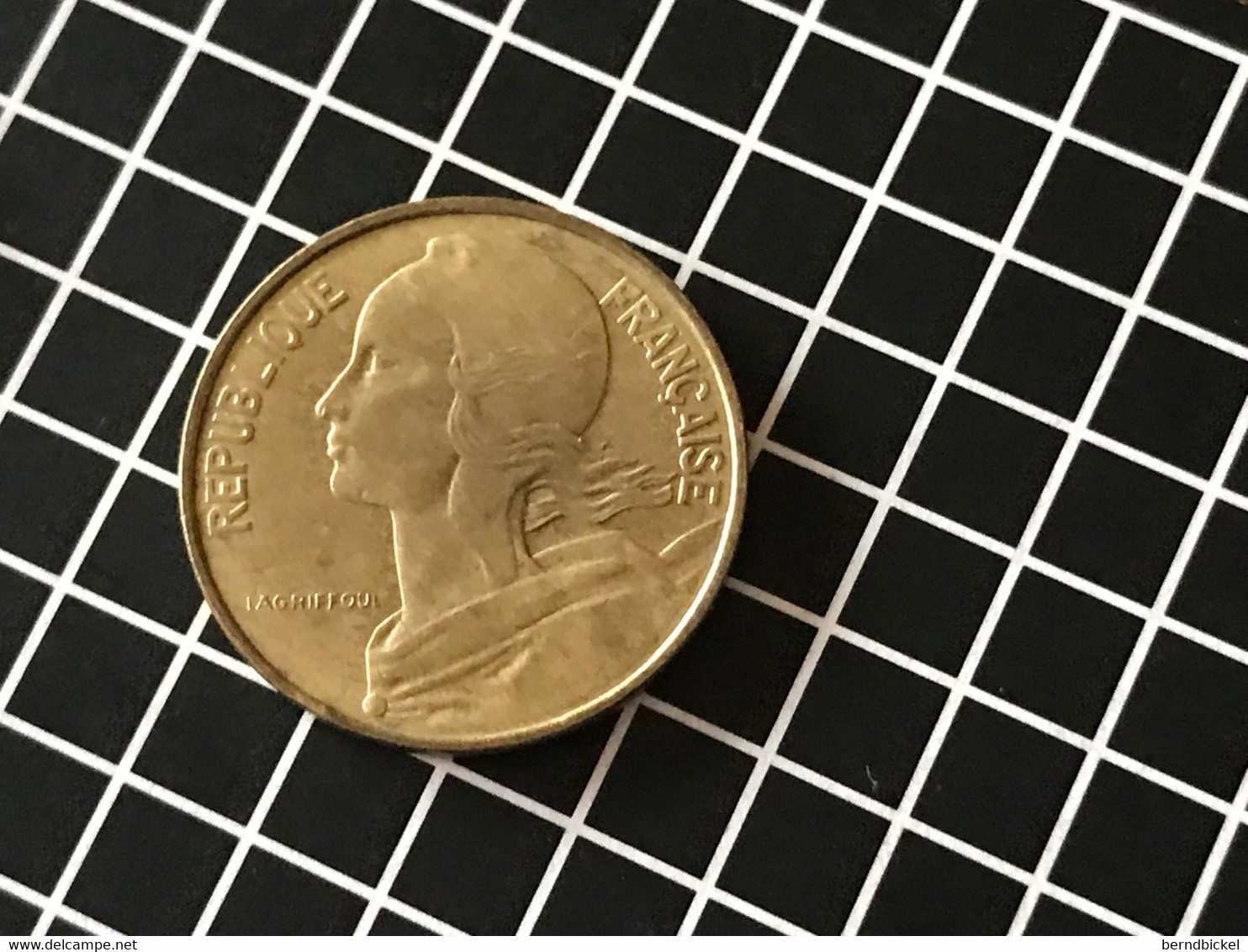 Münze Münzen Umlaufmünze Frankreich 10 Ce - 10 Francs