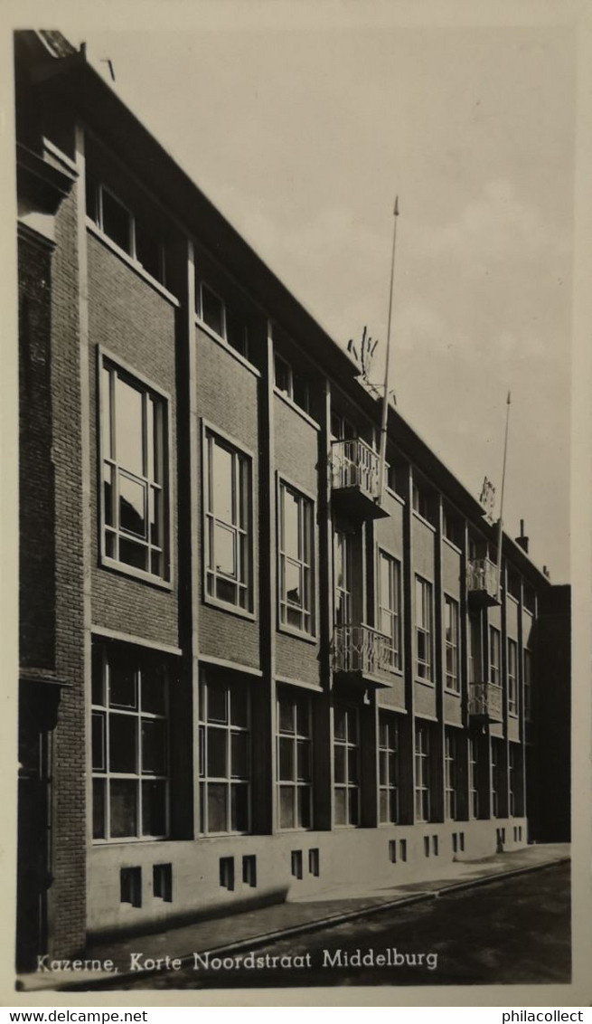 Middelburg  (Zld) Kazerne Korte Noordstraat 1950 - Middelburg
