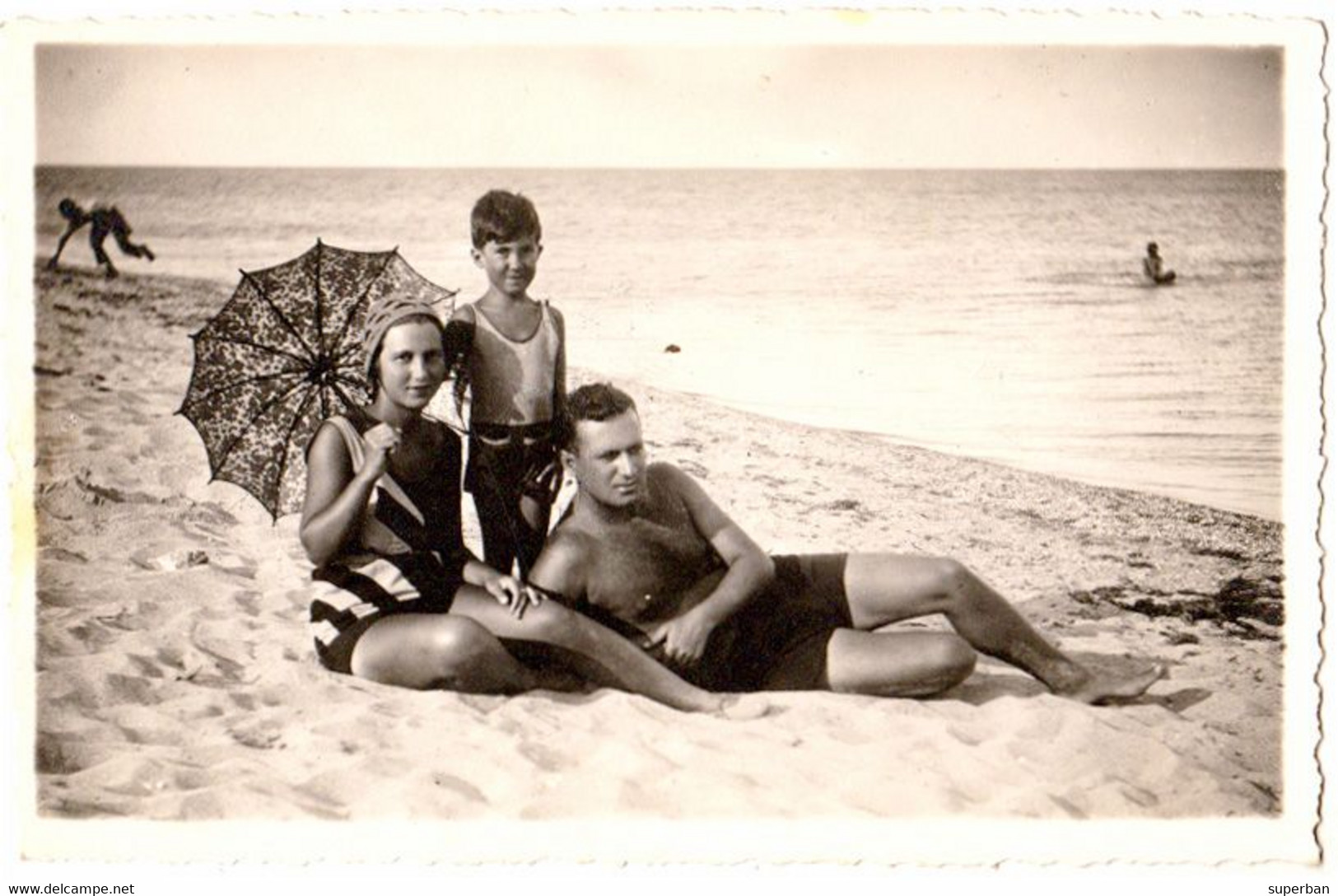 Black Sea Beach Nude - Romania - BAIGNEURS sur PLAGE / NAKED PEOPLE on BEACH : CARTE VRAIE PHOTO /  REAL PHOTO : BLACK SEA SHORE / ROMANIA ~ 1930 (ak921)