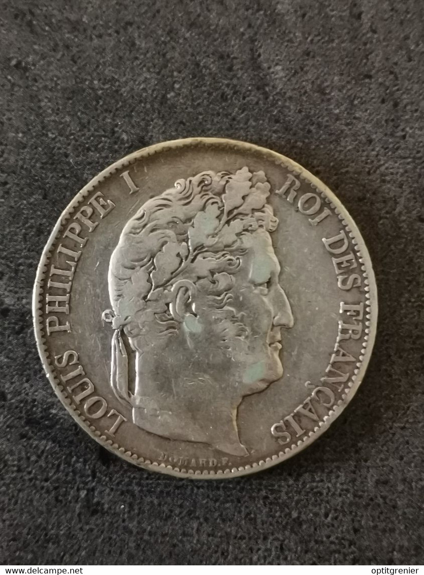 5 FRANCS ARGENT LOUIS PHILIPPE I 1846 K BORDEAUX DOMARD 3è RETOUCHE 481 727 EX. FRANCE / SILVER - 5 Francs