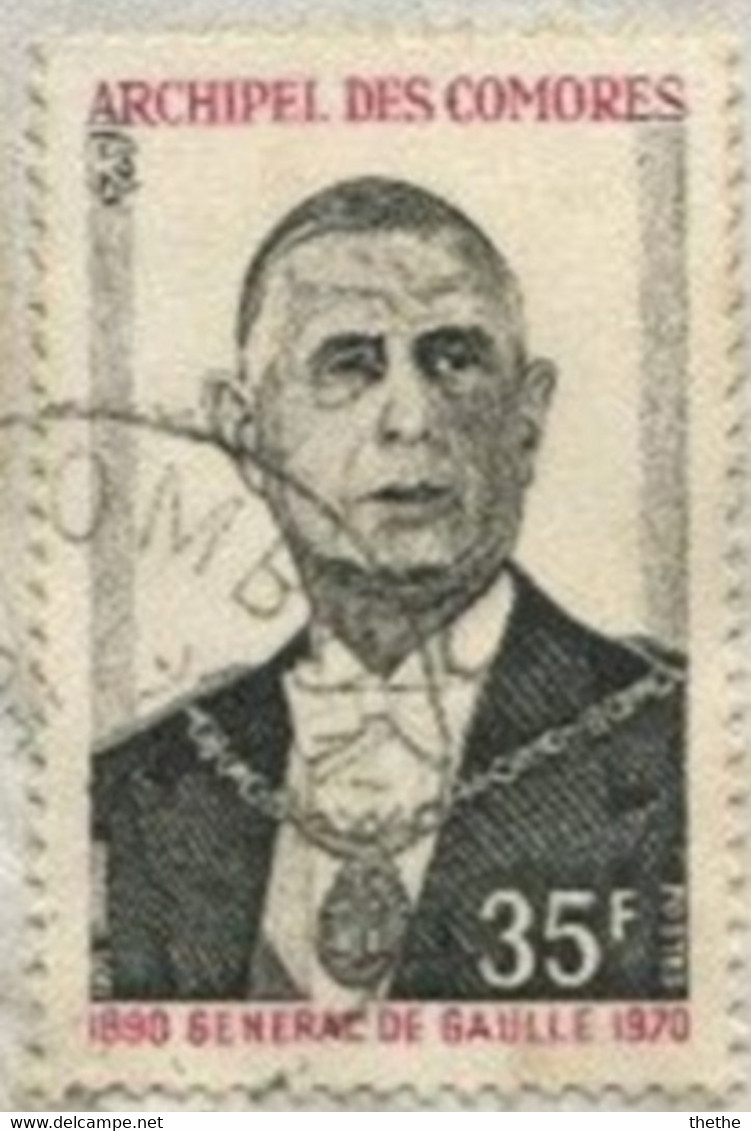 COMORES -  Anniversaire De La Mort Du Général De Gaulle - Used Stamps