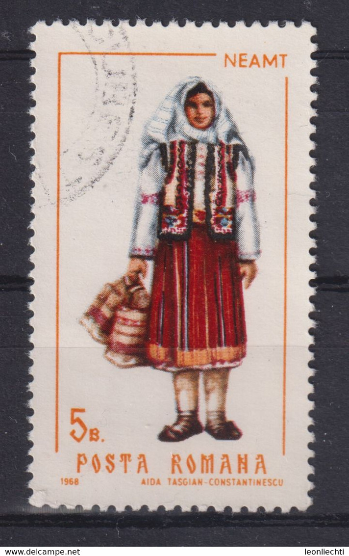 1968 Rumänien,   Mi:RO 2732°,  Yt:RO 2434°, Tracht , Neamt - Costumes