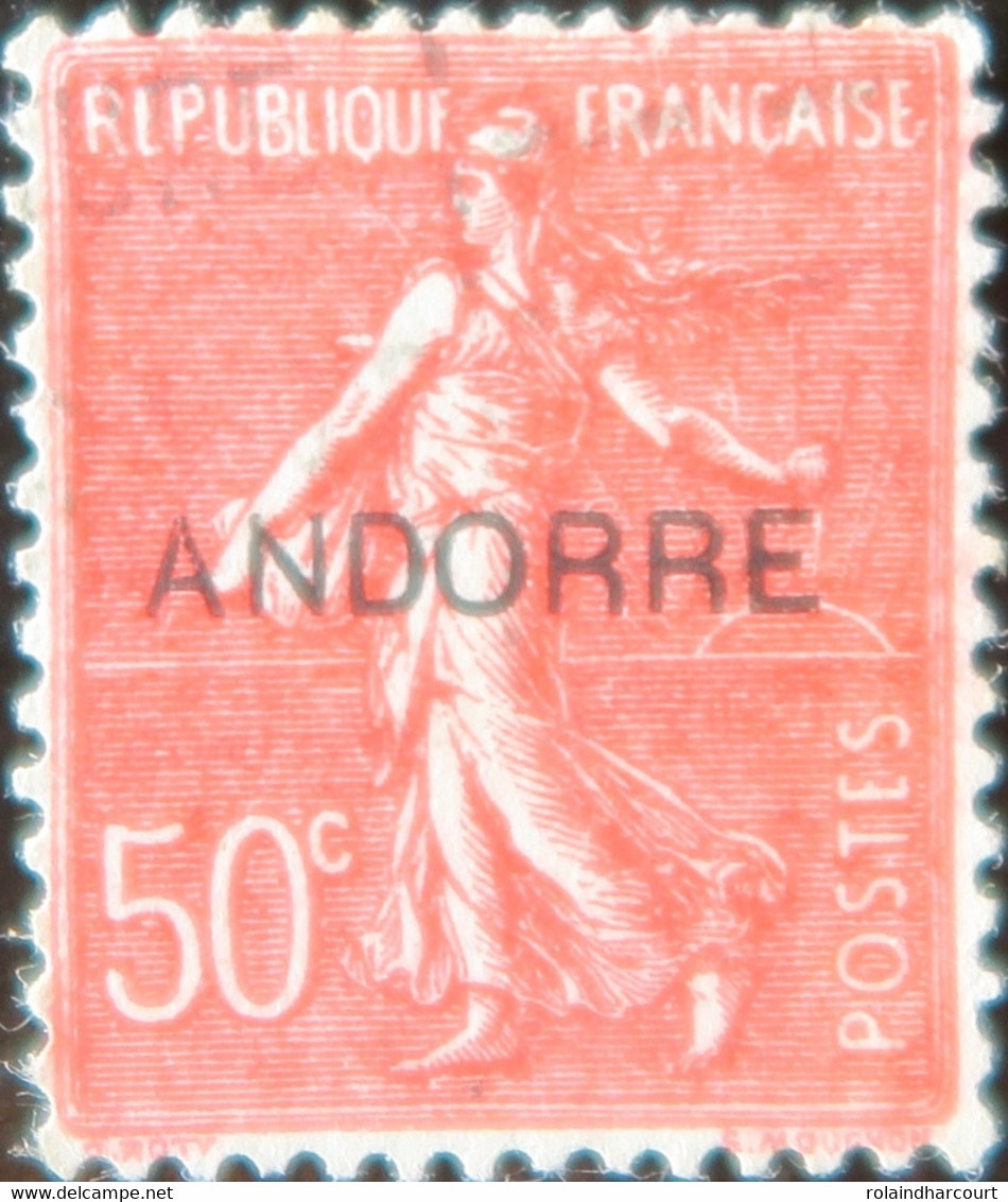 LP3844/1270 - 1931 - ANDORRE FR. - TYPE SEMEUSE - N°15 ☉ - Gebruikt