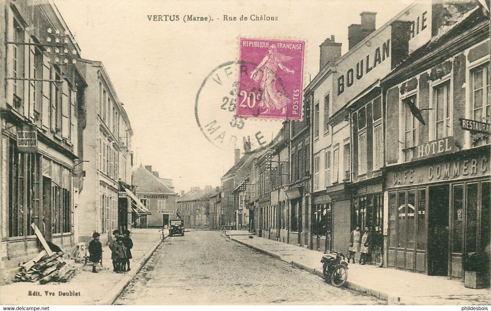 MARNE  VERTUS  Rue De Chalons - Vertus