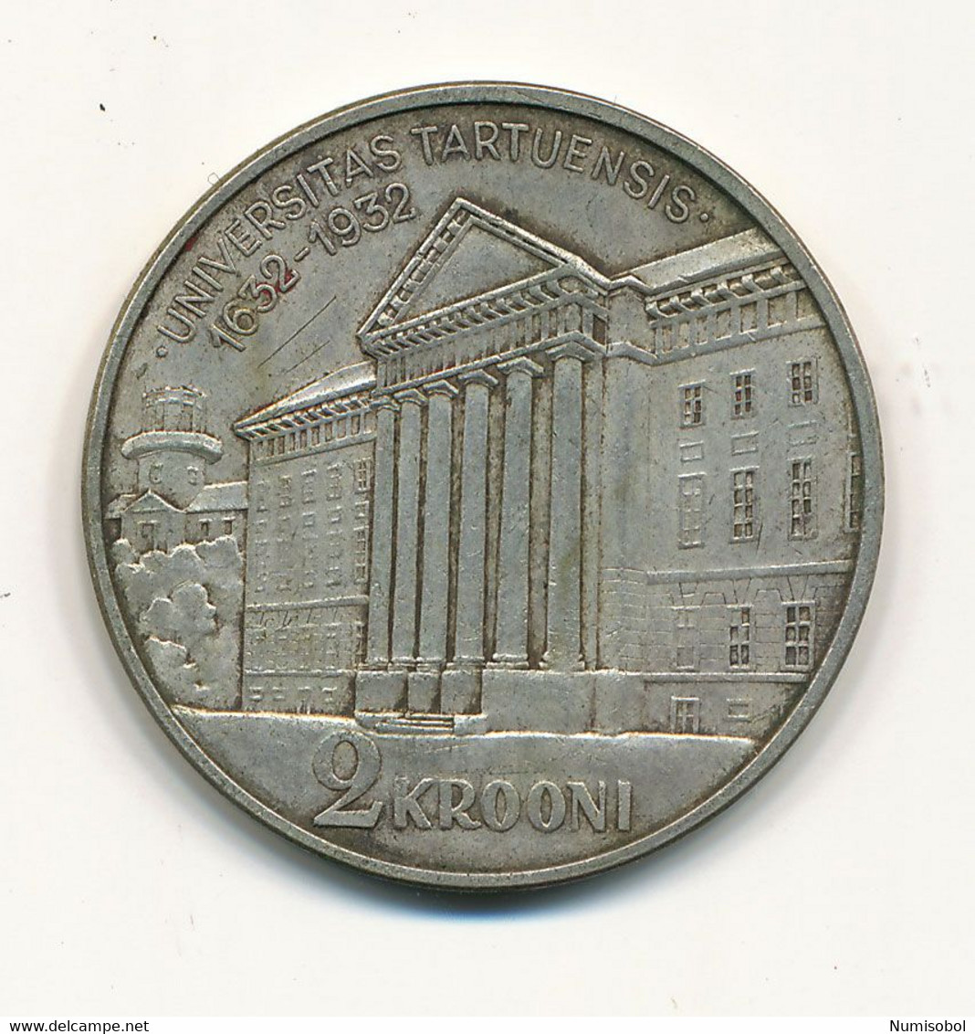 ESTONIA - 2 Krooni 1932. (Silver .500) 12 Grams (EST017) - Estonie