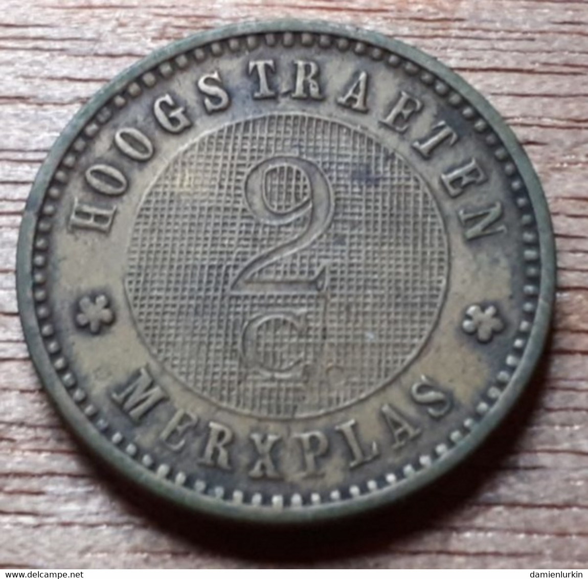 BELGIQUE HOOGSTRAETEN MERXPLAS SUPERBE 2 CENTIMES LAITON DEPUIS 1886 (HOOGSTRATEN) COLONIES AGRICOLES DE BIENFAISANCE - 2 Centimes