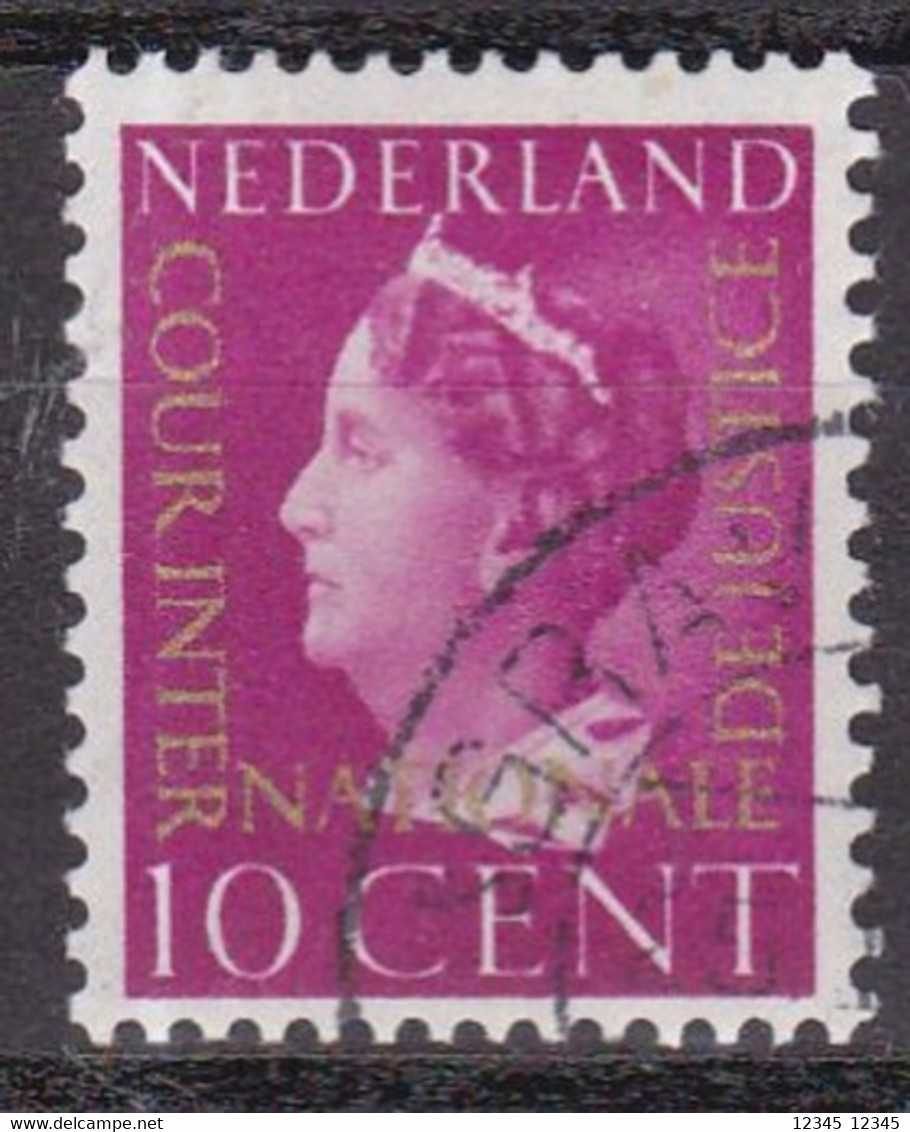 Nederland 1947, Gestempeld USED, NVPH D21, Cour Internationale De Justice - Dienstmarken