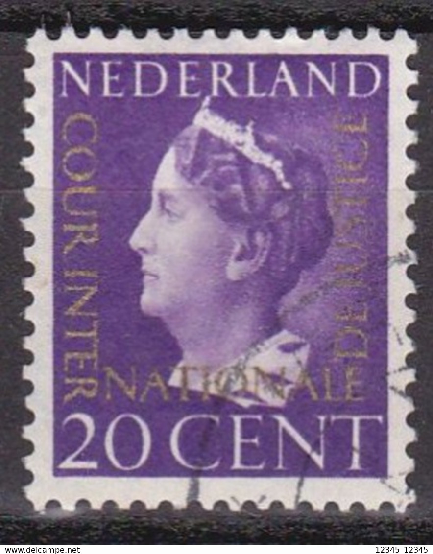 Nederland 1947, Gestempeld USED, NVPH D23, Cour Internationale De Justice - Officials