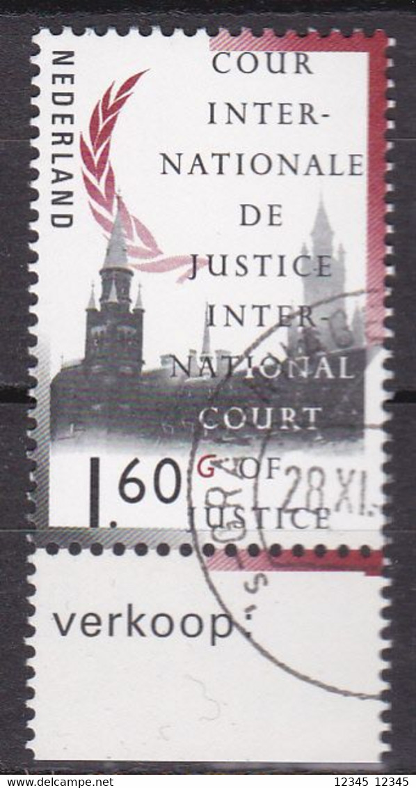 Nederland 1994, Gestempeld USED, NVPH D56, Cour Internationale De Justice - Servicios