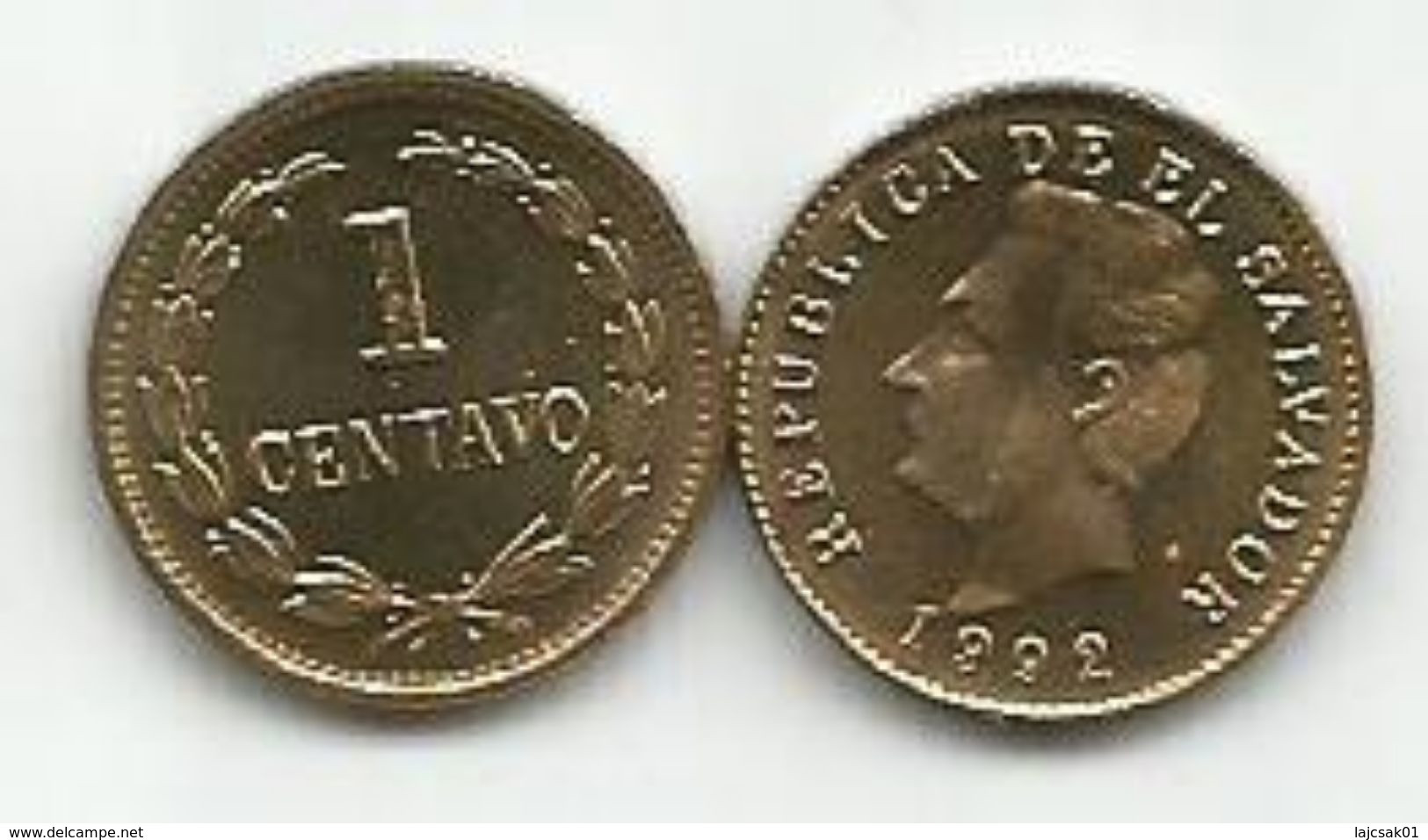 El Salvador 1 Centavo 1992. UNC KM#135.1a - El Salvador