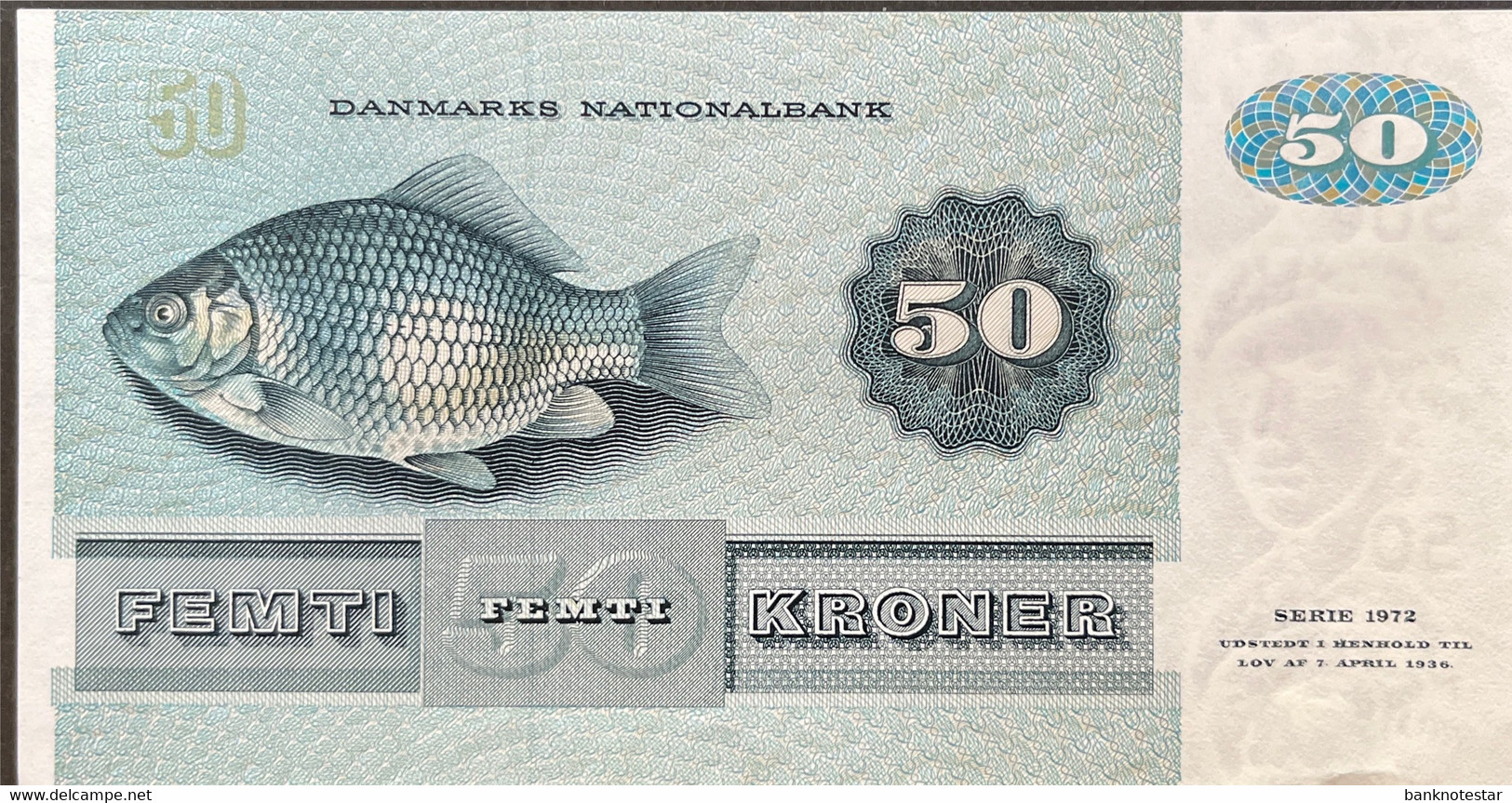 Denmark 50 Kroner, P-50n (1997) - About Uncirculated - Dinamarca