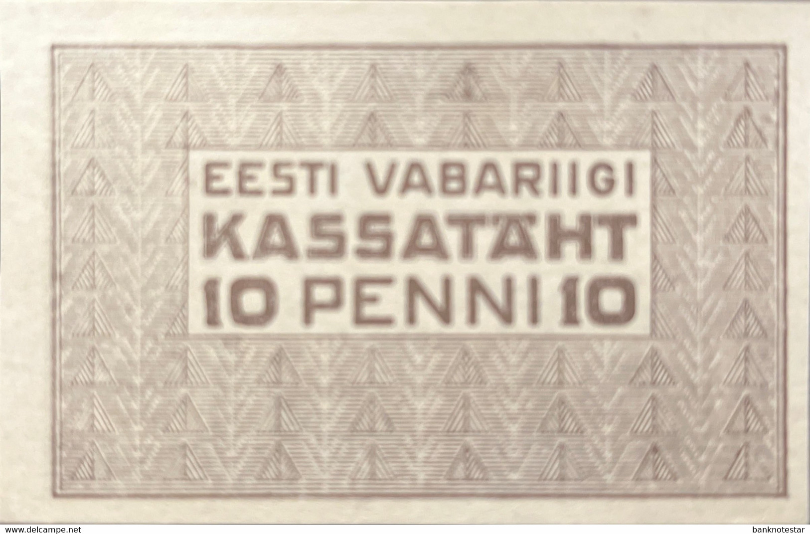 Estonia 10 Penni, P-40b (1919) - UNC - Estonie