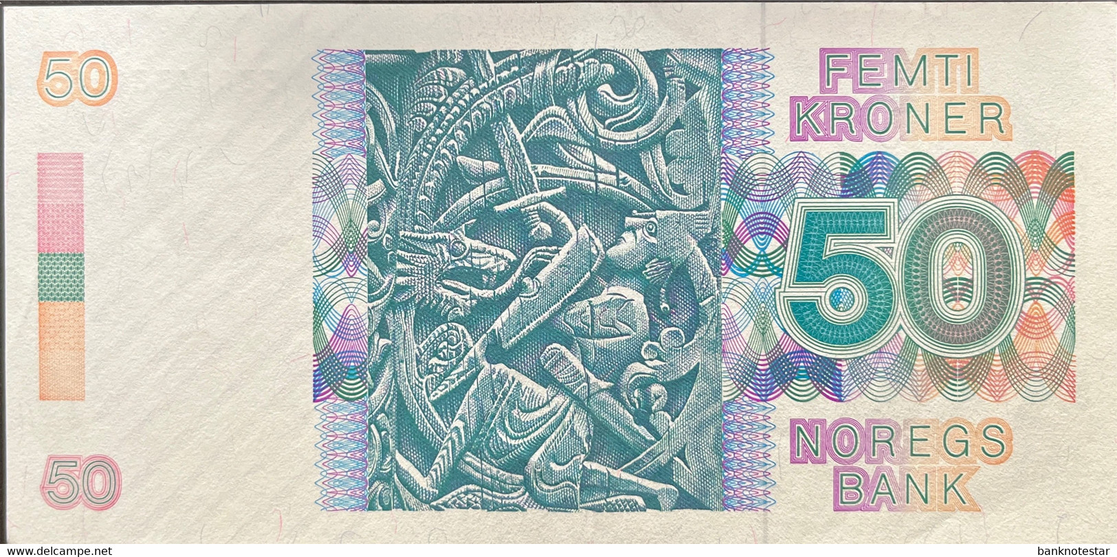 Norway 50 Kroner, P-42b (1985) - Extremely Fine Plus - Norvège